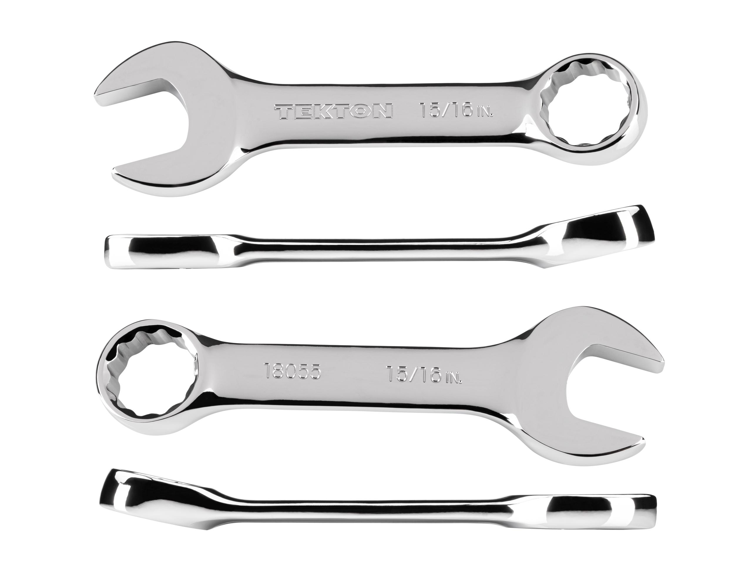 Side view of Tekton combination wrench. Item #18055