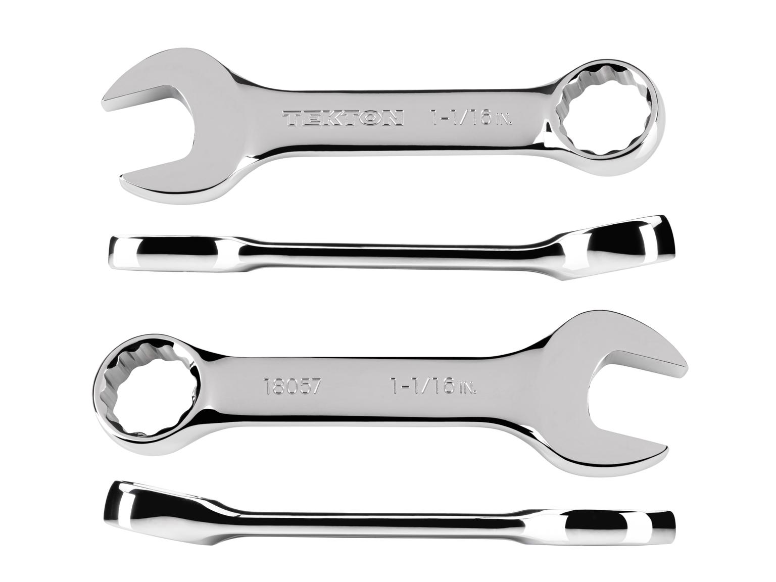 Side view of Tekton combination wrench. Item #18057