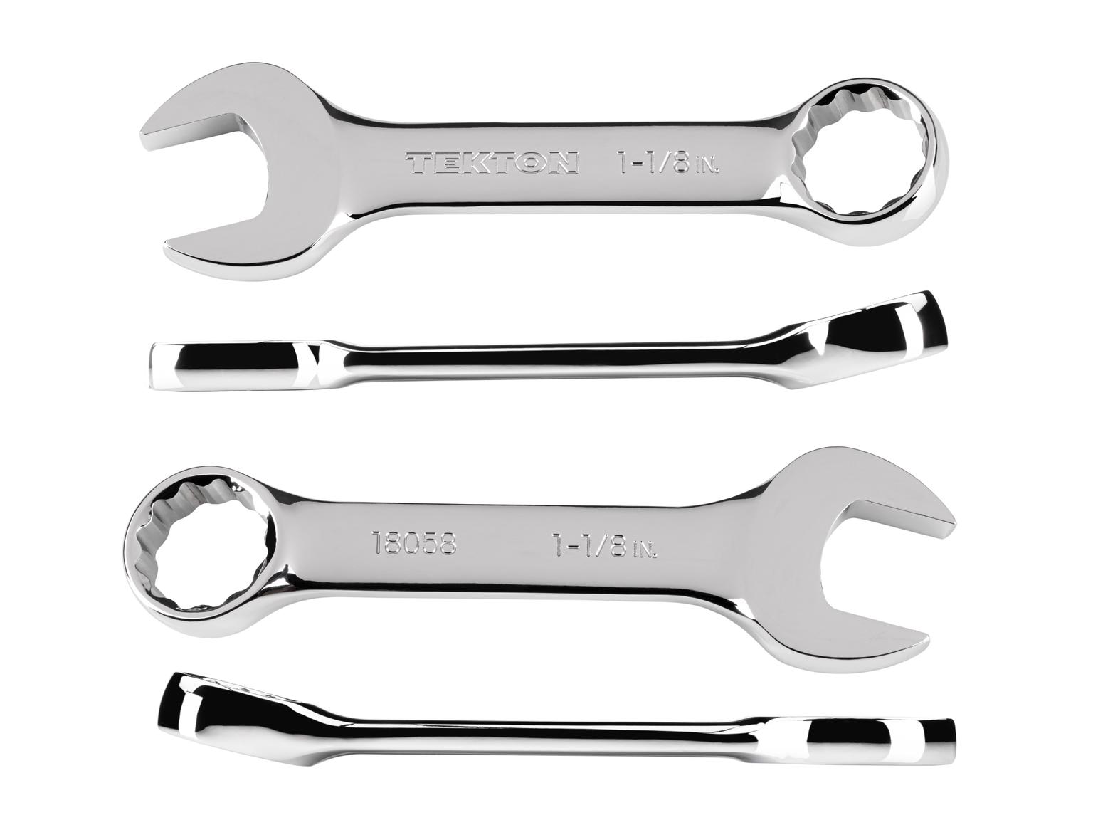 Side view of Tekton combination wrench. Item #18058