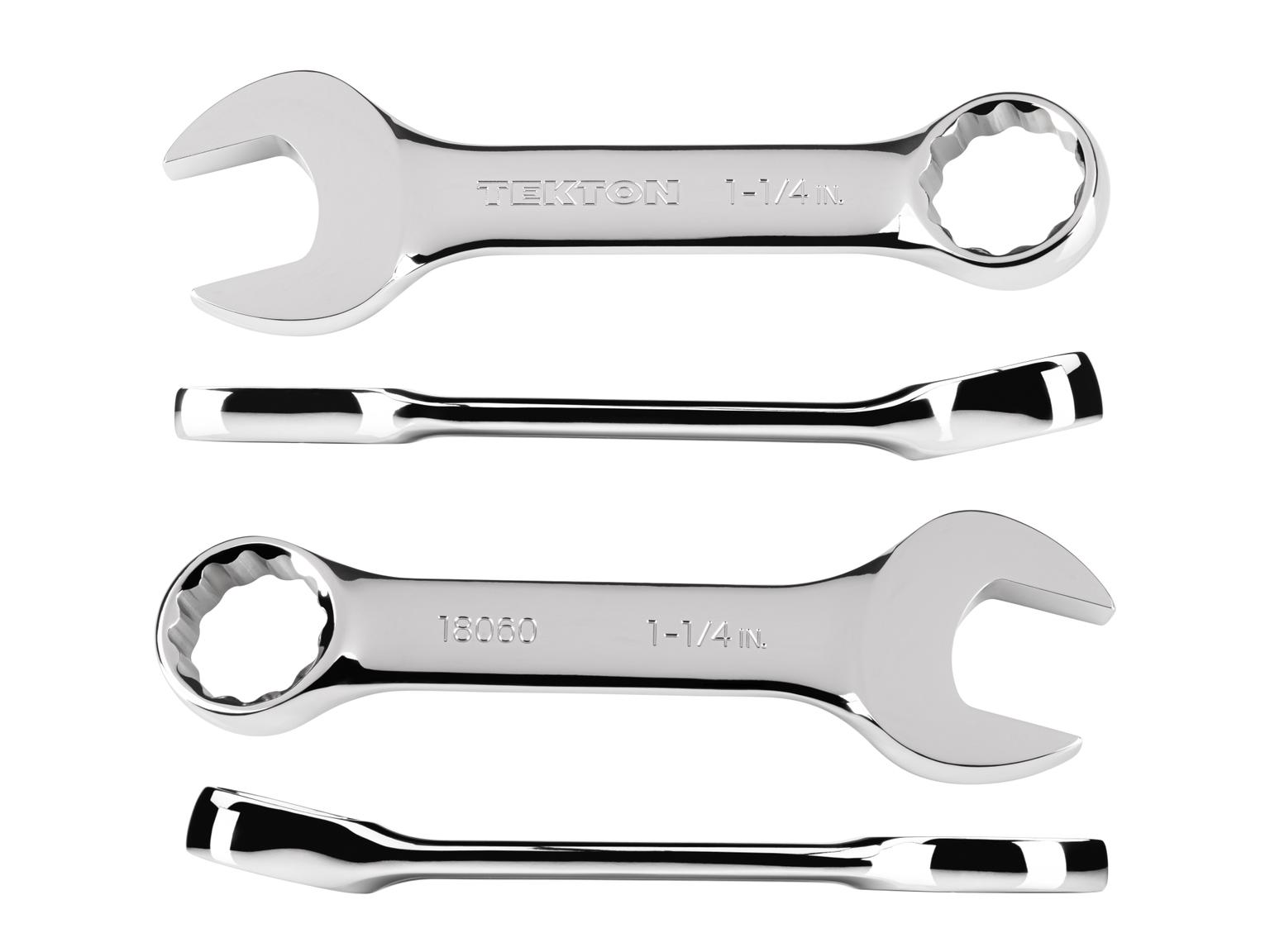 Side view of Tekton combination wrench. Item #18060