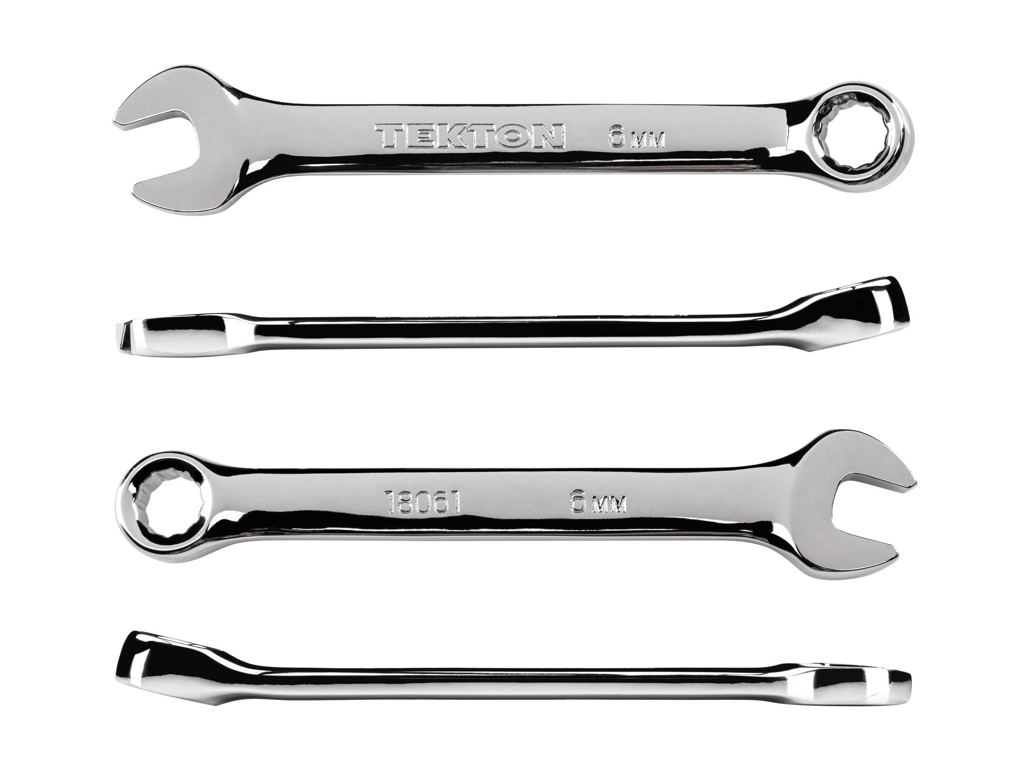 Side view of Tekton combination wrench. Item #18061