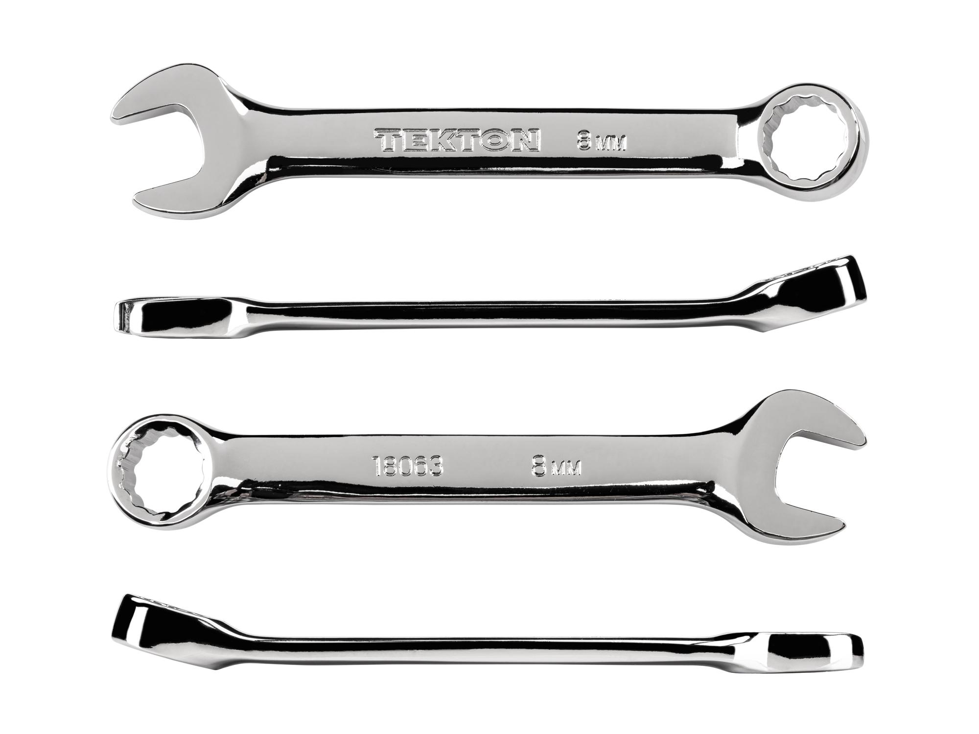 Side view of Tekton combination wrench. Item #18063