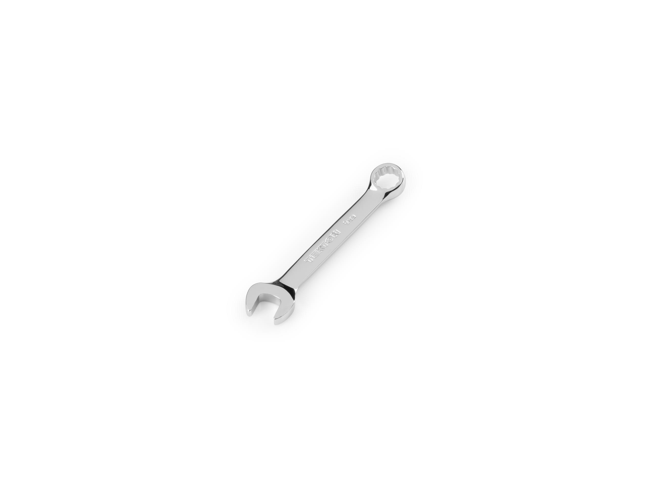 Front-right angle view of Tekton combination wrench. Item #18064