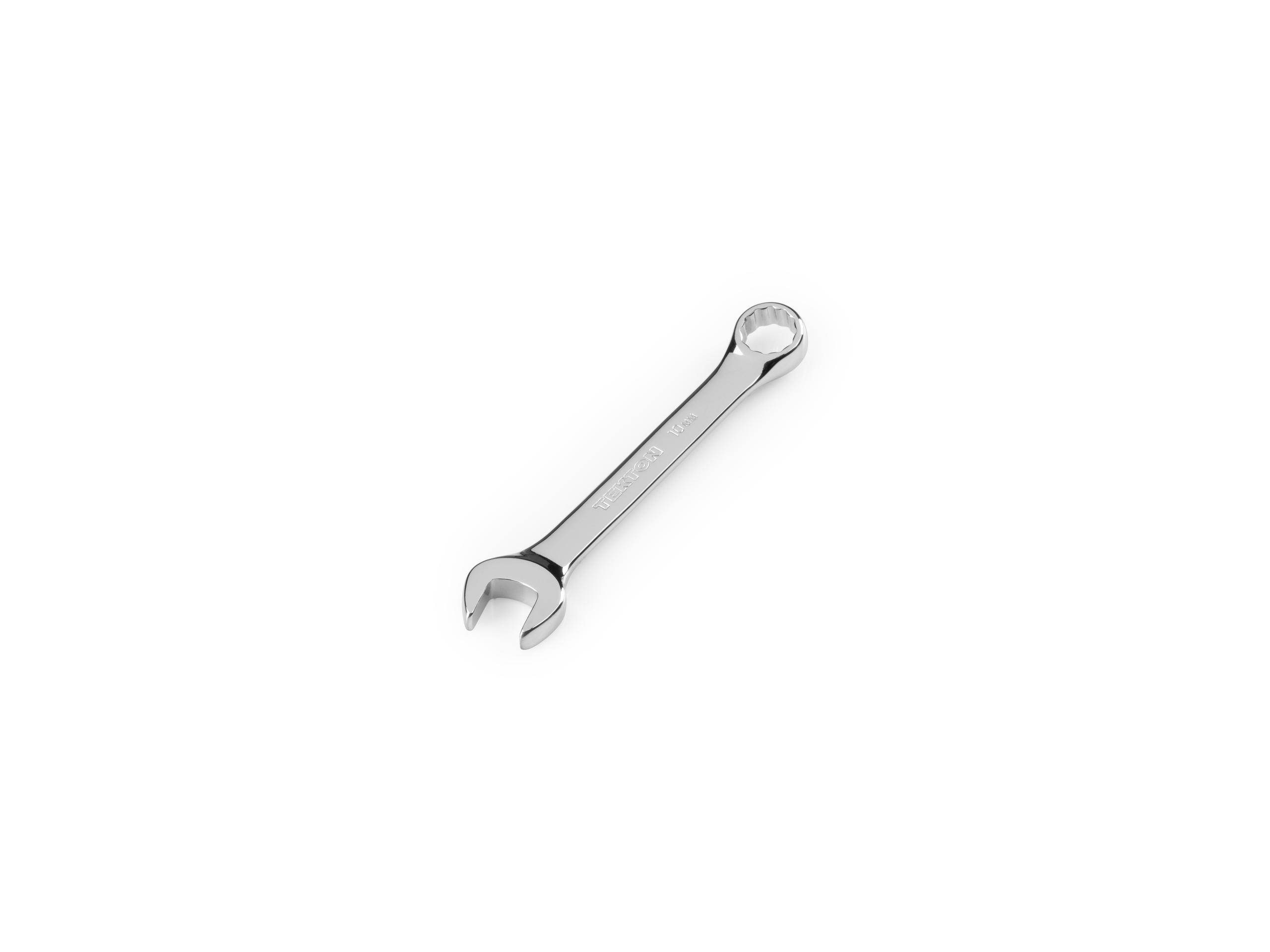 Front-right angle view of Tekton combination wrench. Item #18065