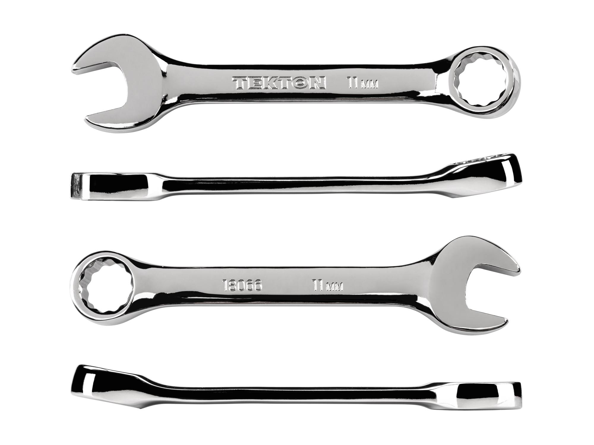 Side view of Tekton combination wrench. Item #18066