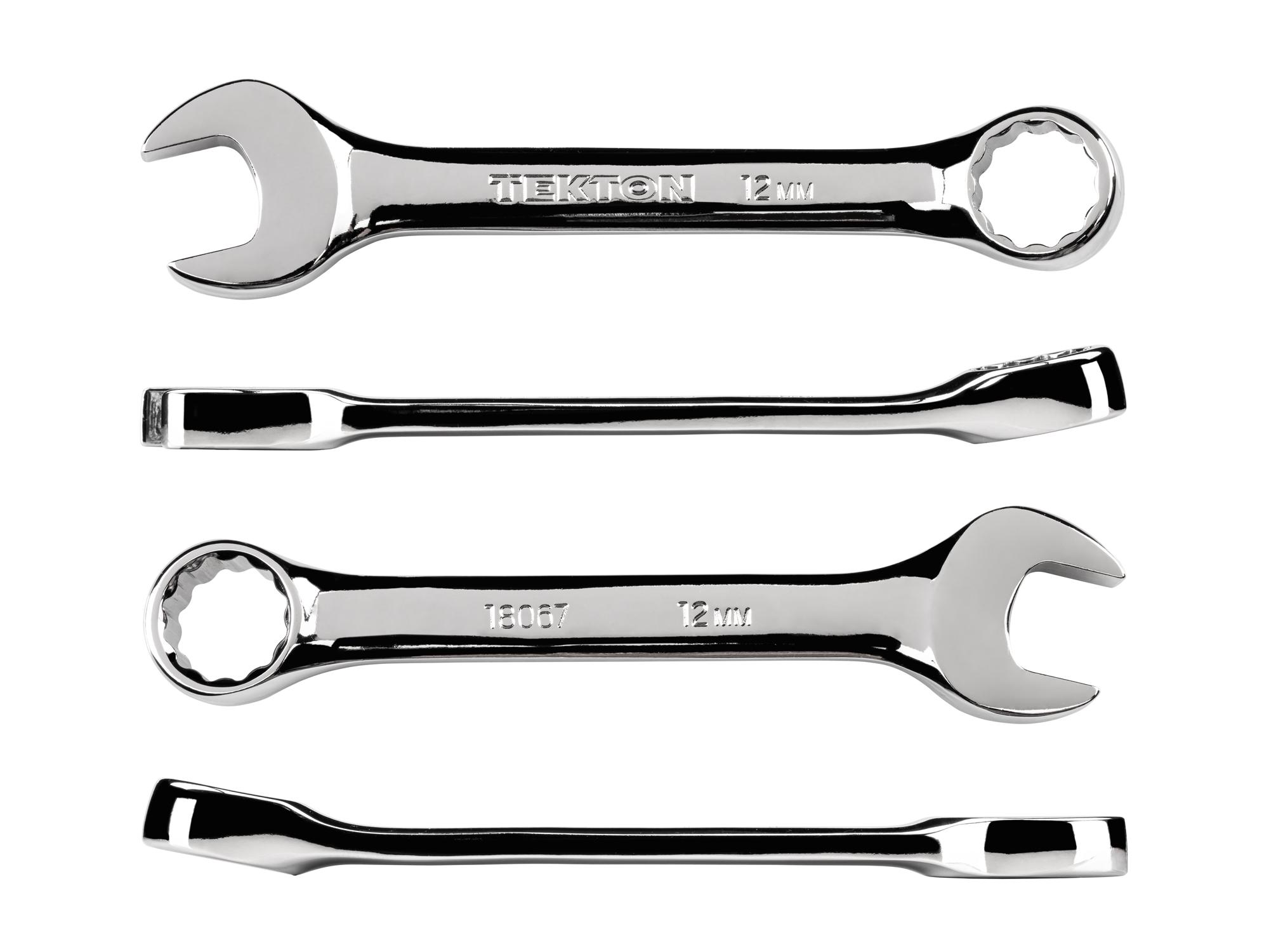 Side view of Tekton combination wrench. Item #18067
