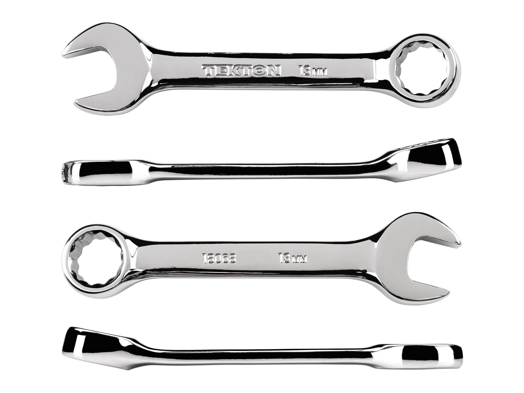 Side view of Tekton combination wrench. Item #18068