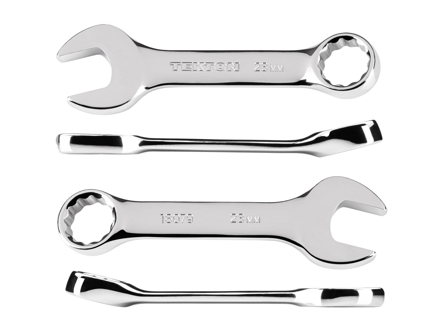 Side view of Tekton combination wrench. Item #18079