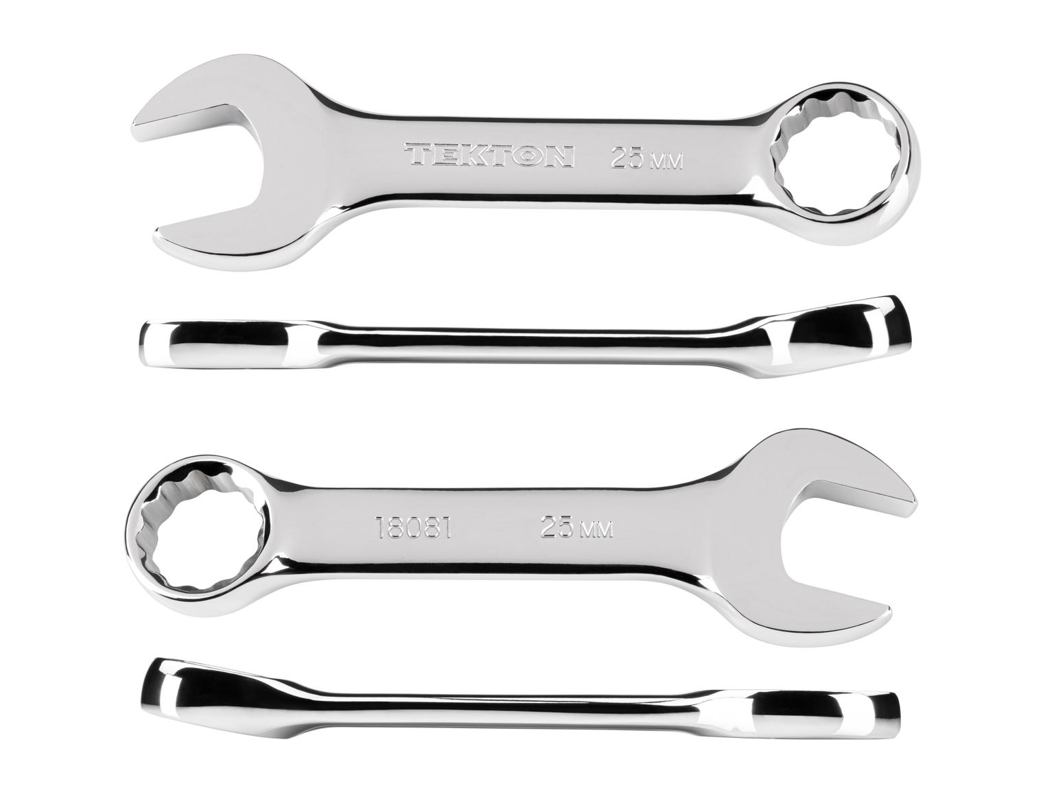 Side view of Tekton combination wrench. Item #18081