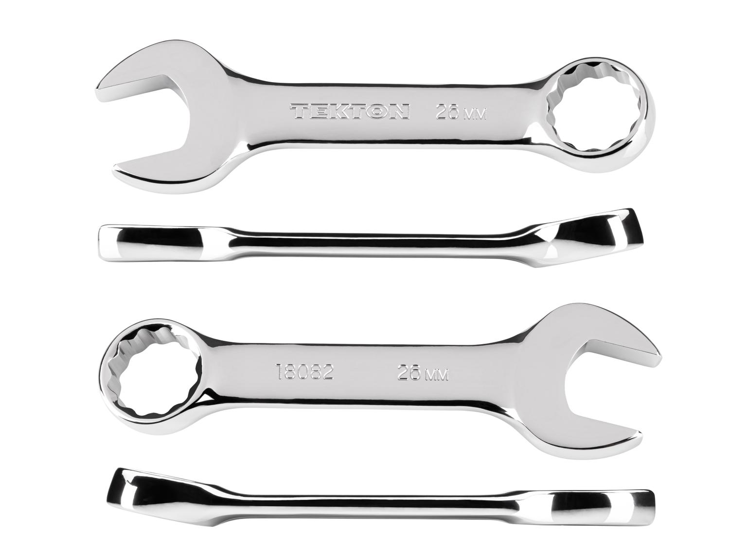 Side view of Tekton combination wrench. Item #18082