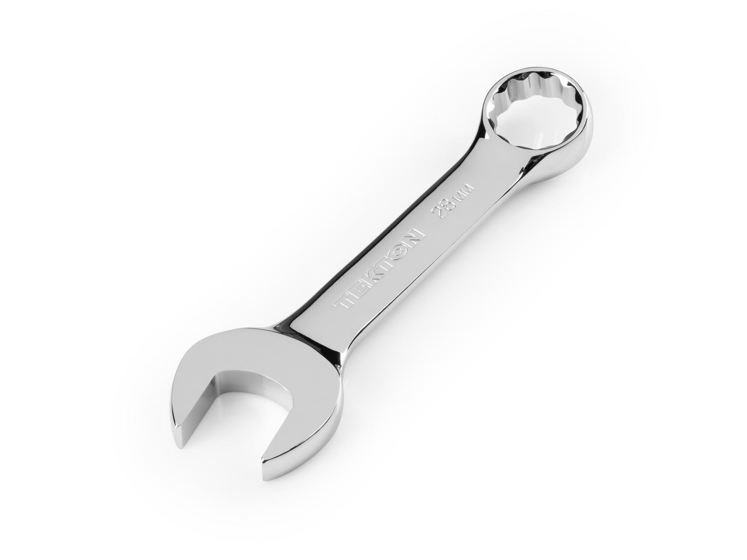 TEKTON 28 mm Stubby Combination Wrench
