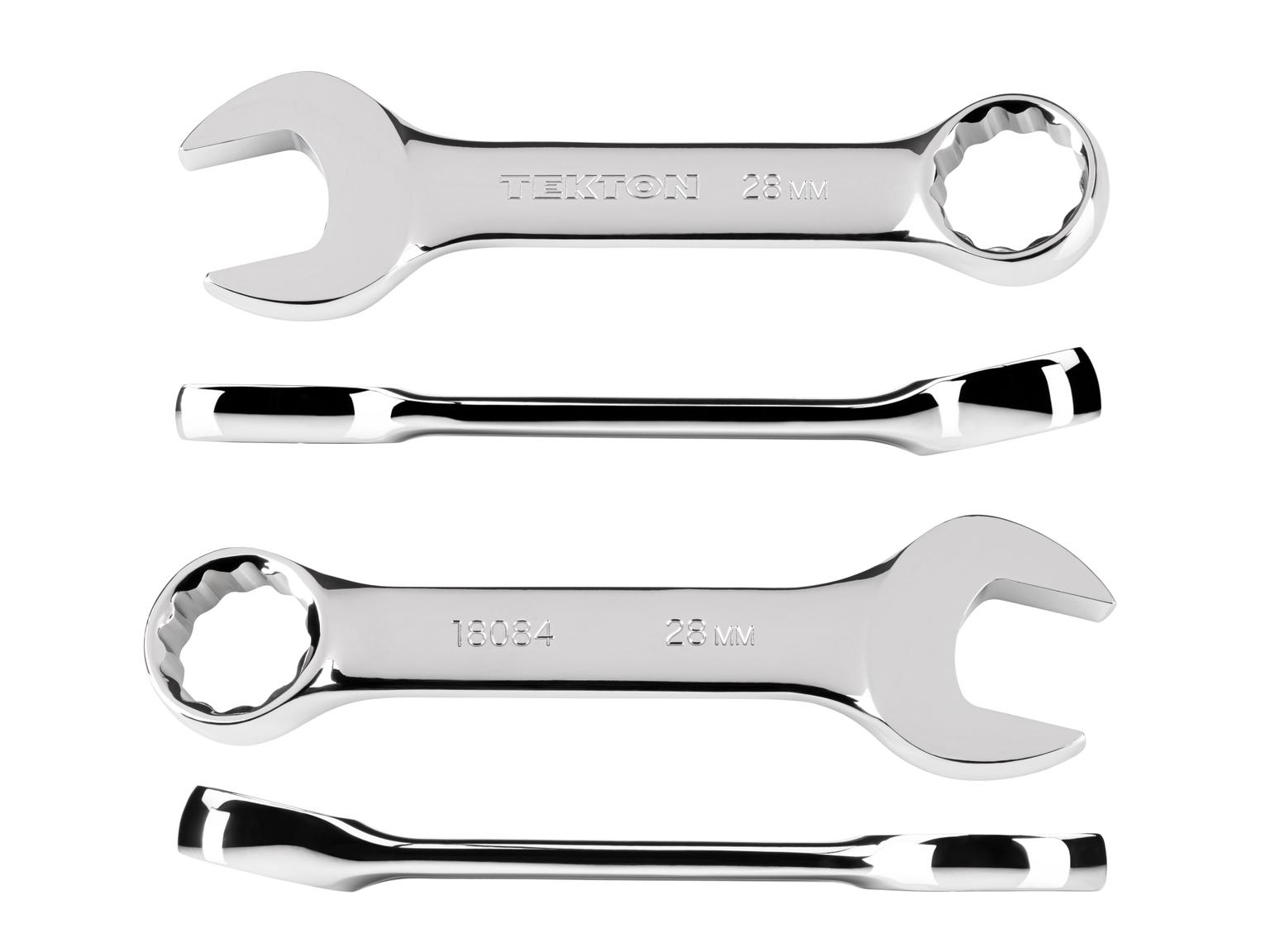 Side view of Tekton combination wrench. Item #18084