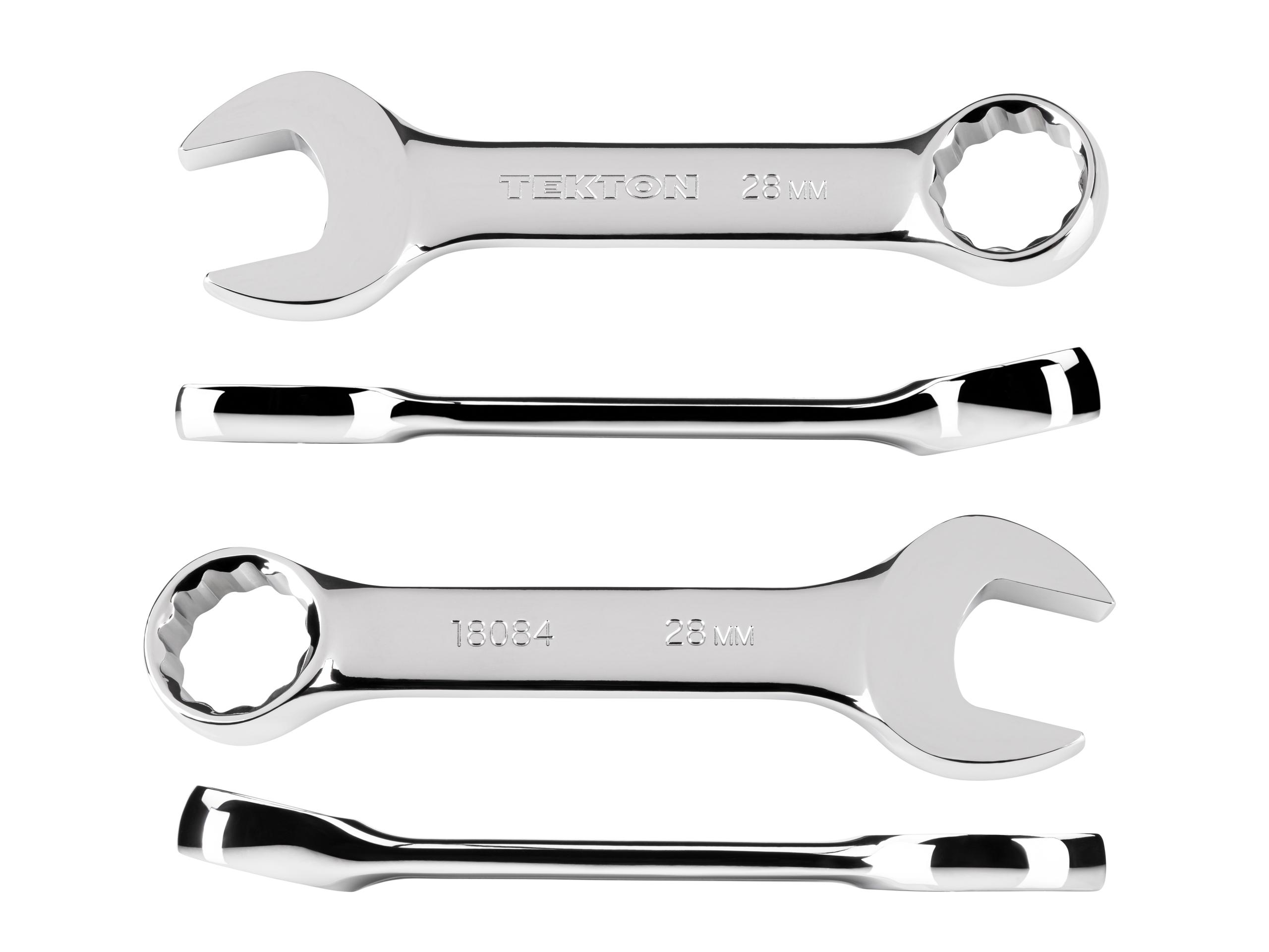 Side view of Tekton combination wrench. Item #18084
