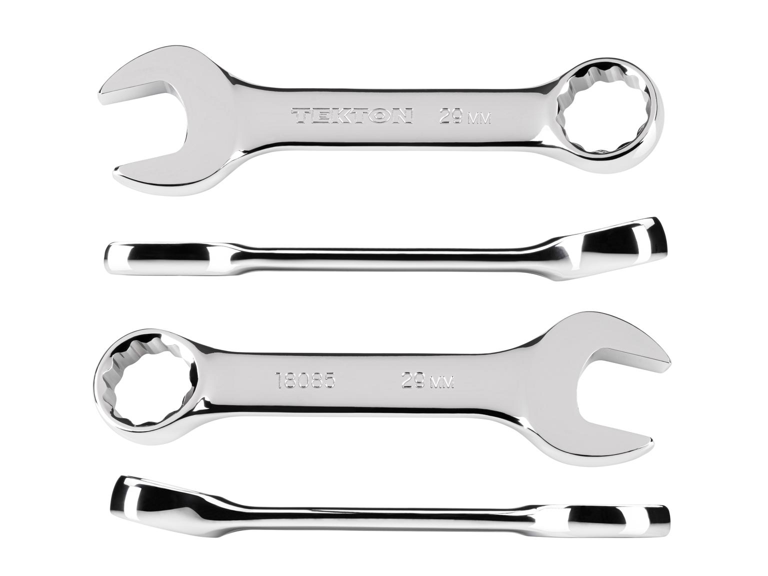 Side view of Tekton combination wrench. Item #18085