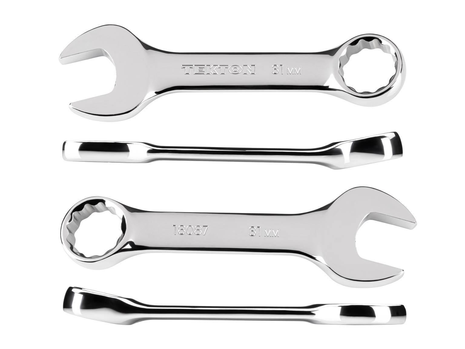 Side view of Tekton combination wrench. Item #18087