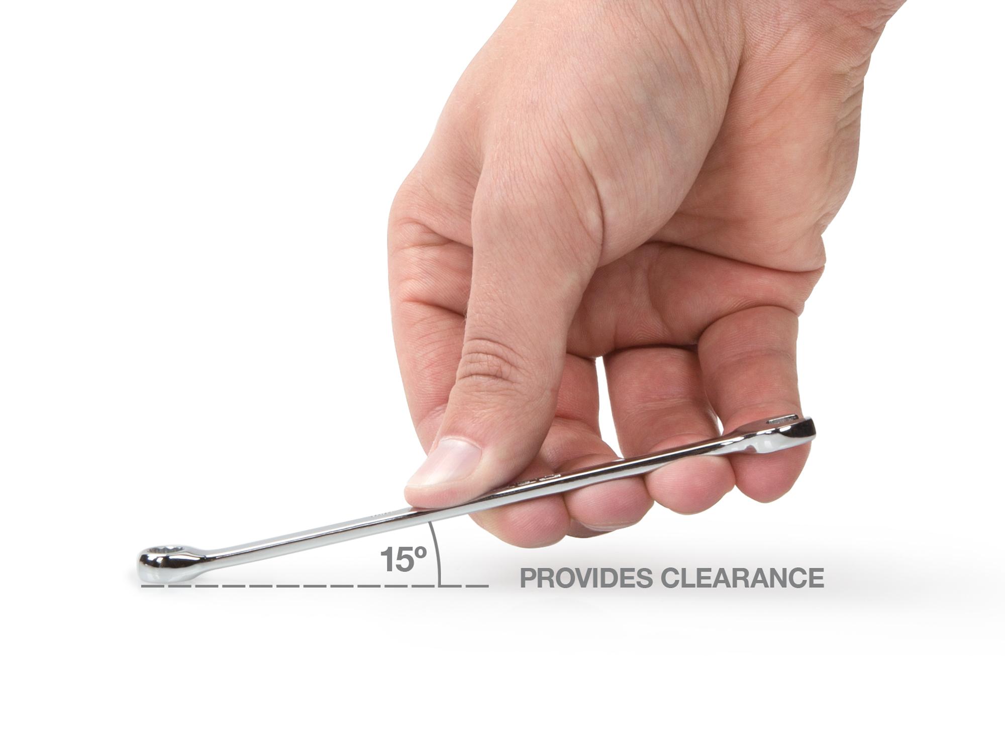 Dimensions for Tekton combination wrench. Item #18279
