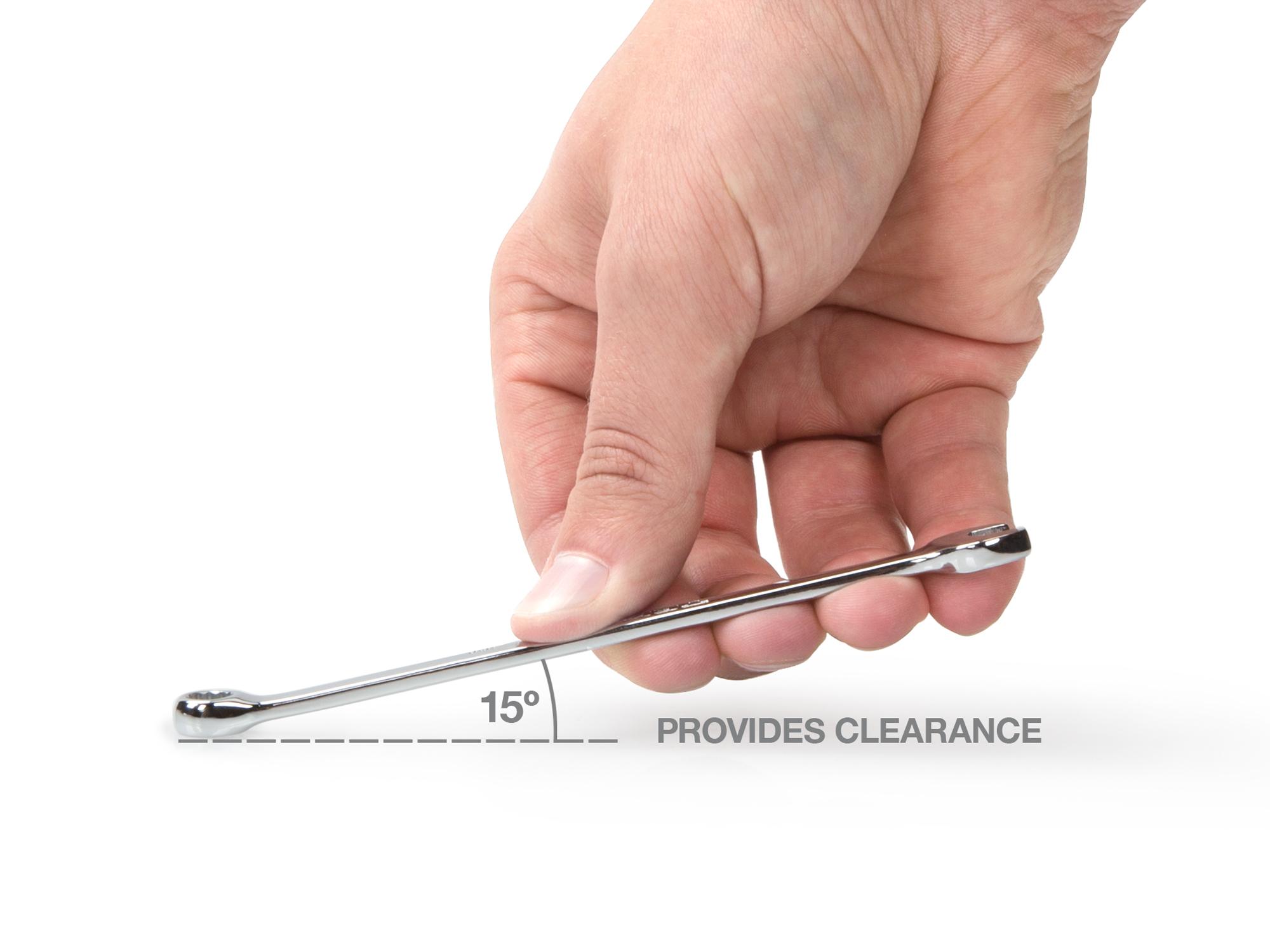 Dimensions for Tekton combination wrench. Item #18281