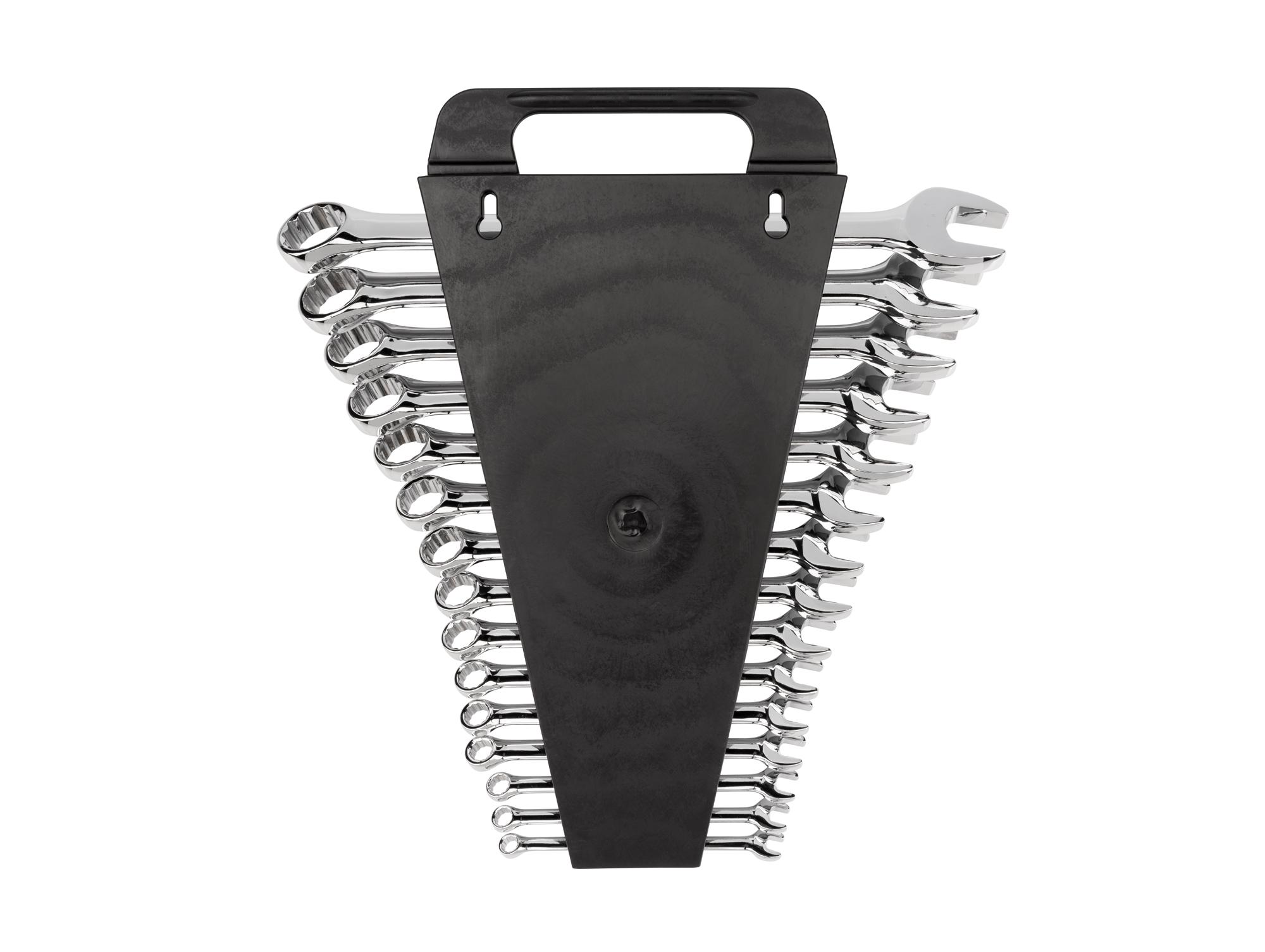 Back view of Tekton holder combination wrench set. Item #18772