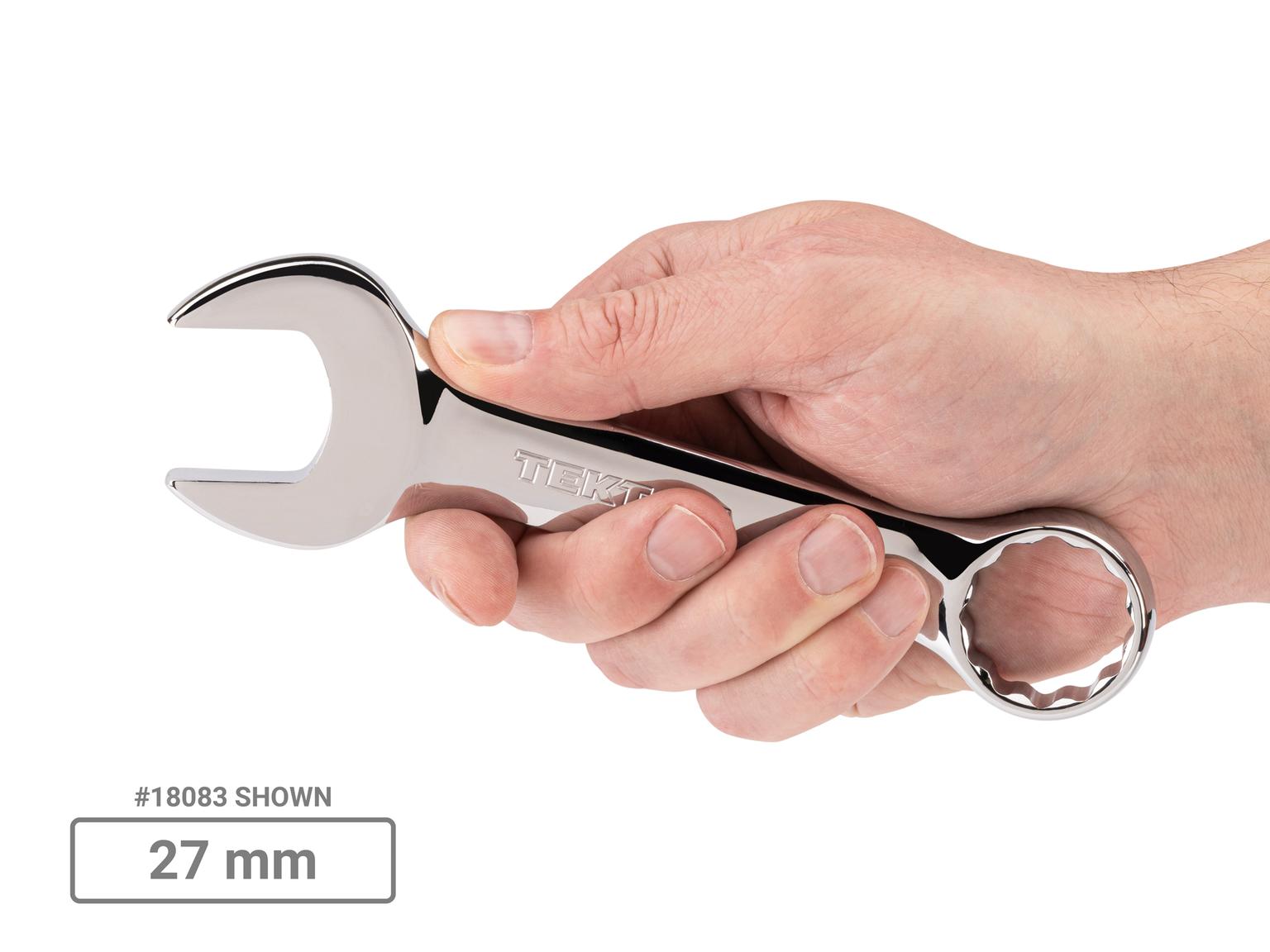 TEKTON Stubby Combination Wrench Set, 8-Piece (25 - 32 mm)