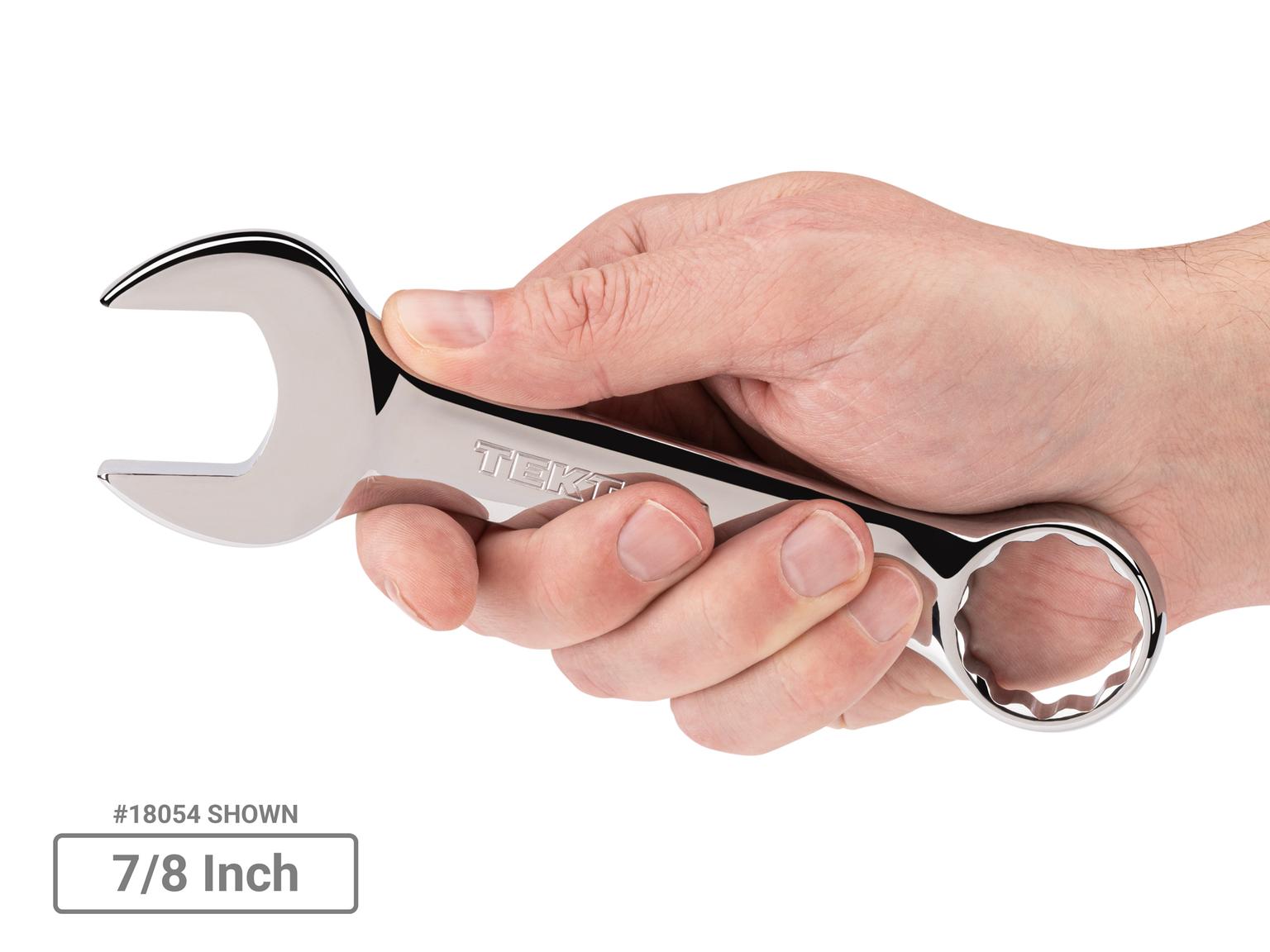 TEKTON Stubby Combination Wrench Set, 19-Piece (1/4 - 1-1/4 in.)