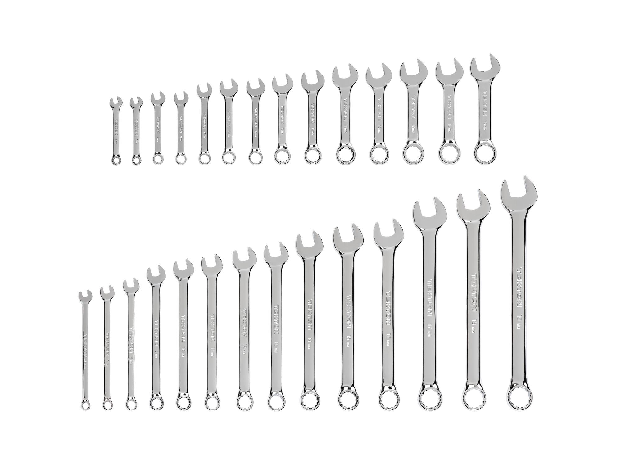 Stubby and Standard Length Combination Wrench Set (28-Piece)