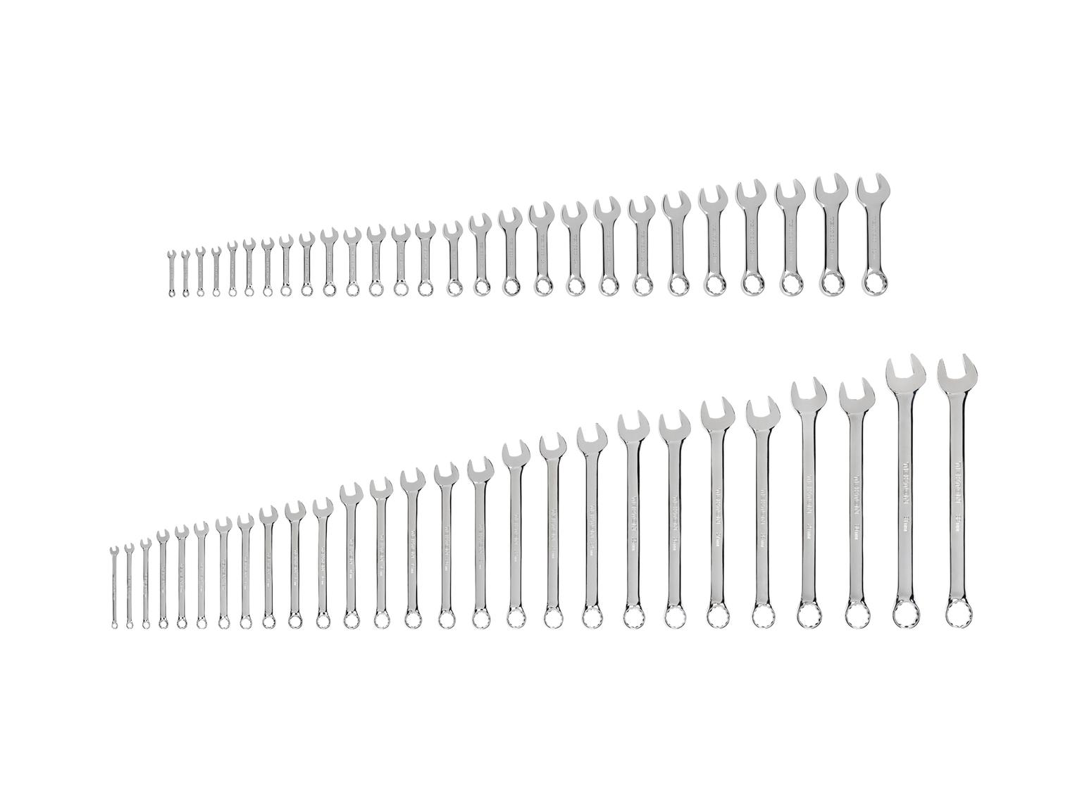 TEKTON Stubby and Standard Length Combination Wrench Set, 54-Piece (6 - 32 mm)