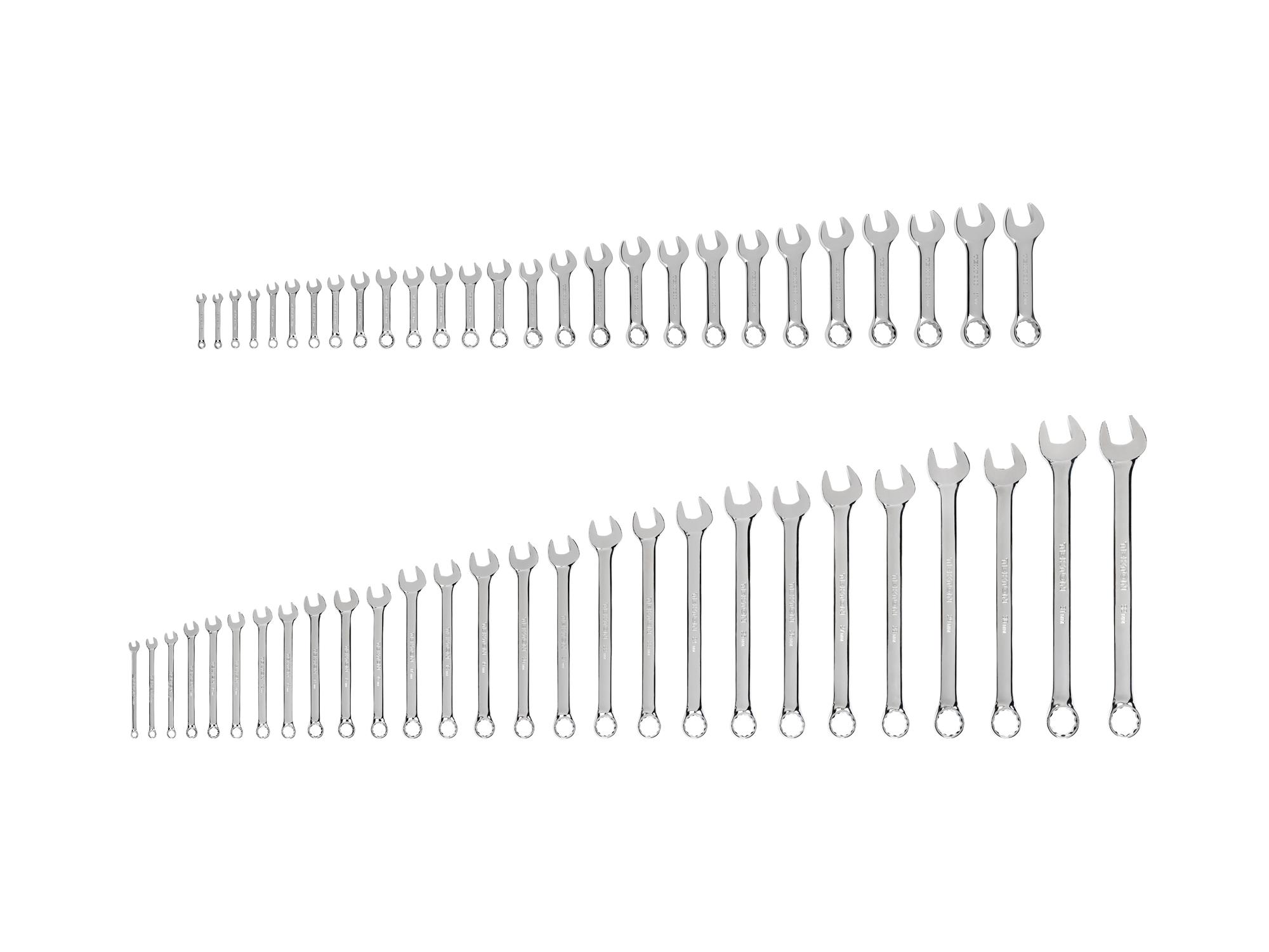 Stubby and Standard Length Combination Wrench Set (54-Piece)