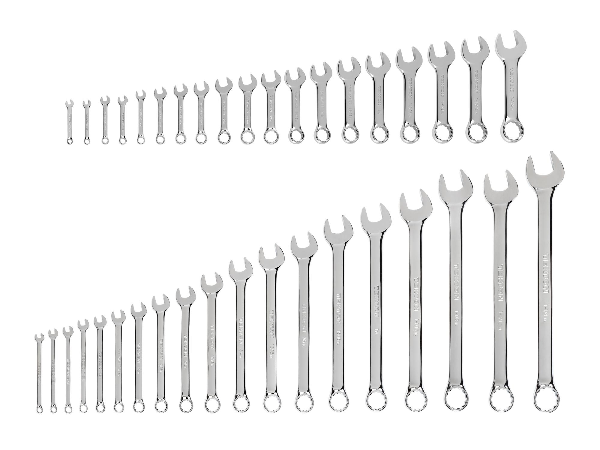 Stubby and Standard Length Combination Wrench Set (38-Piece)