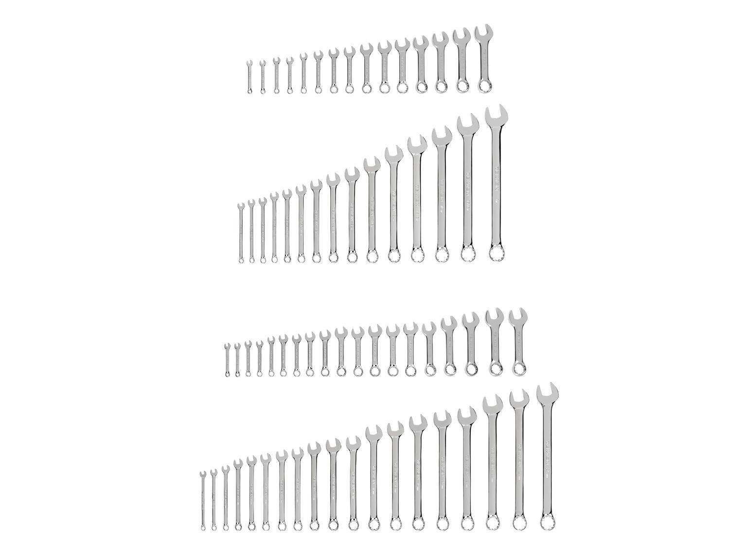 TEKTON Stubby and Standard Length Combination Wrench Set, 68-Piece (1/4 - 1 in., 6 - 24 mm)