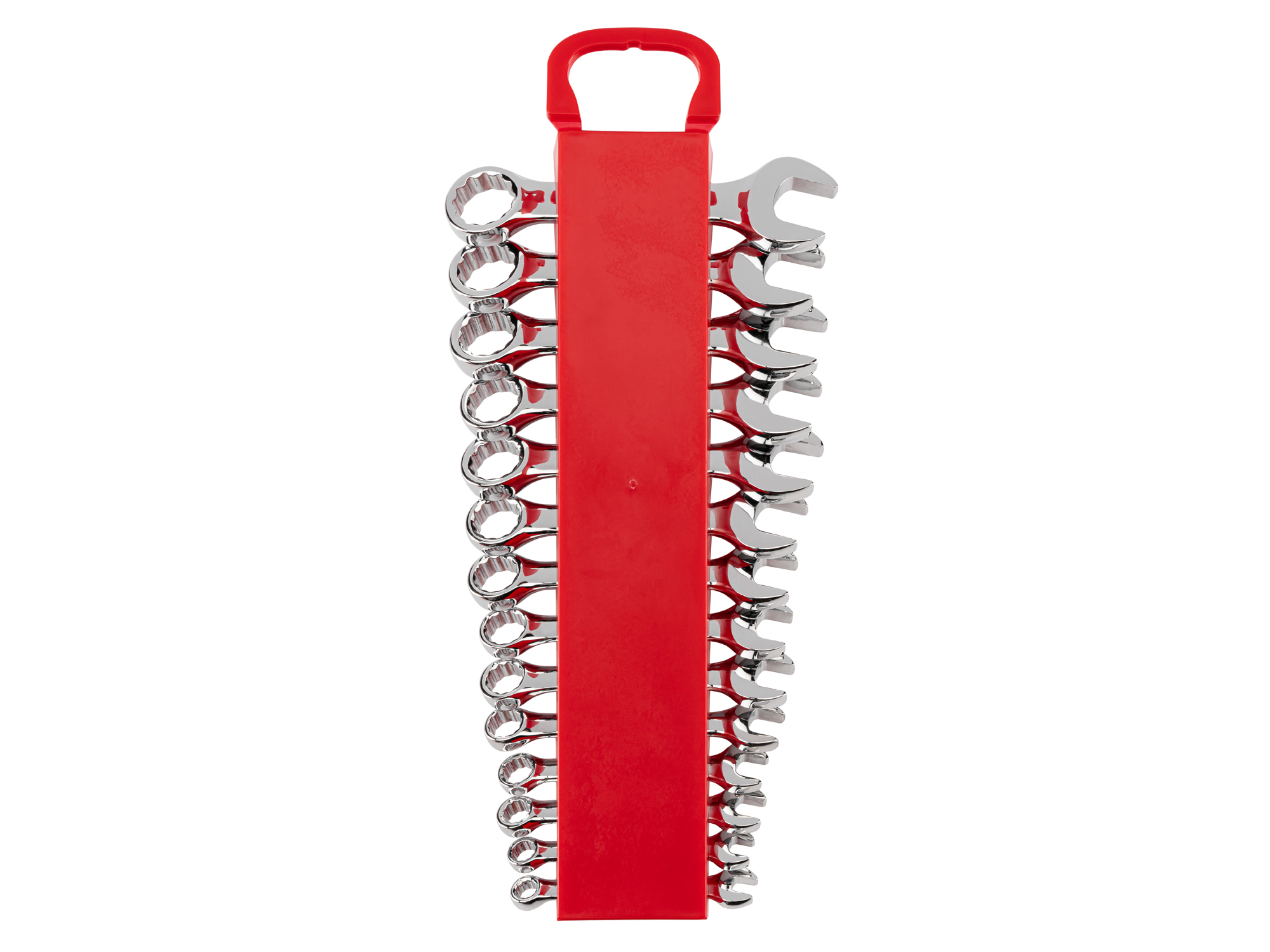 Includes: 6-19 mm (metric) stubby combination wrenches. No skipped sizes. Comes with holder storage. WCB92402.