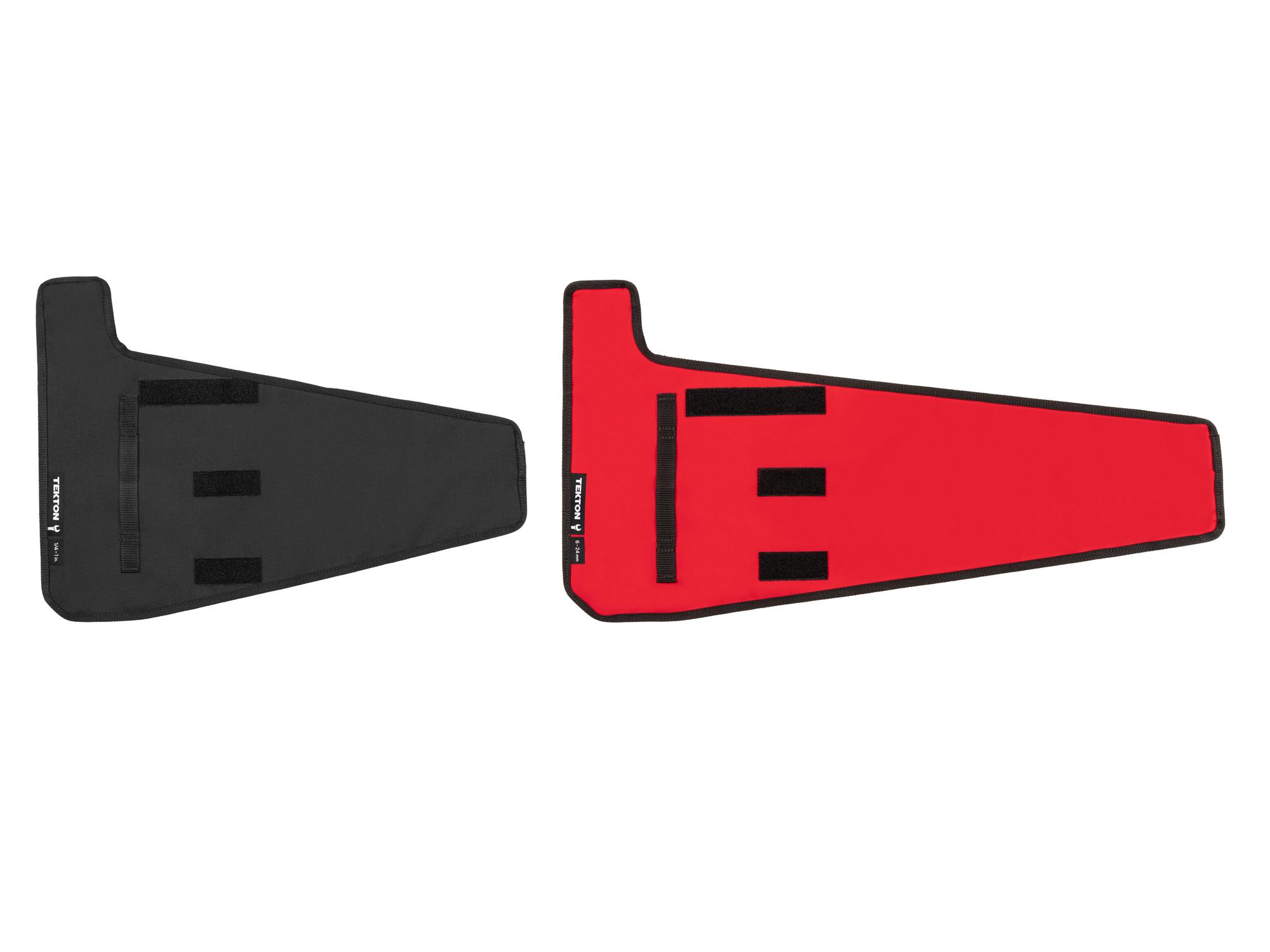 Back view of Tekton roll combination wrench set. Item #WCB94302