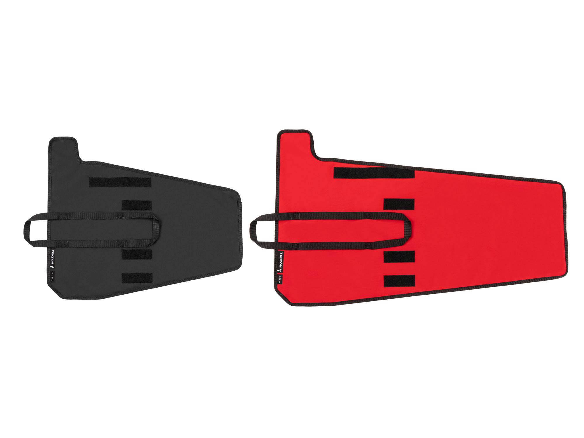 Back view of Tekton roll combination wrench set. Item #WCB94303
