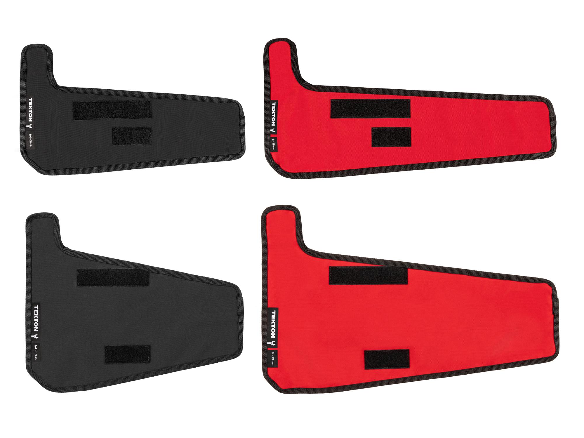Back view of Tekton roll combination wrench set. Item #WCB94902