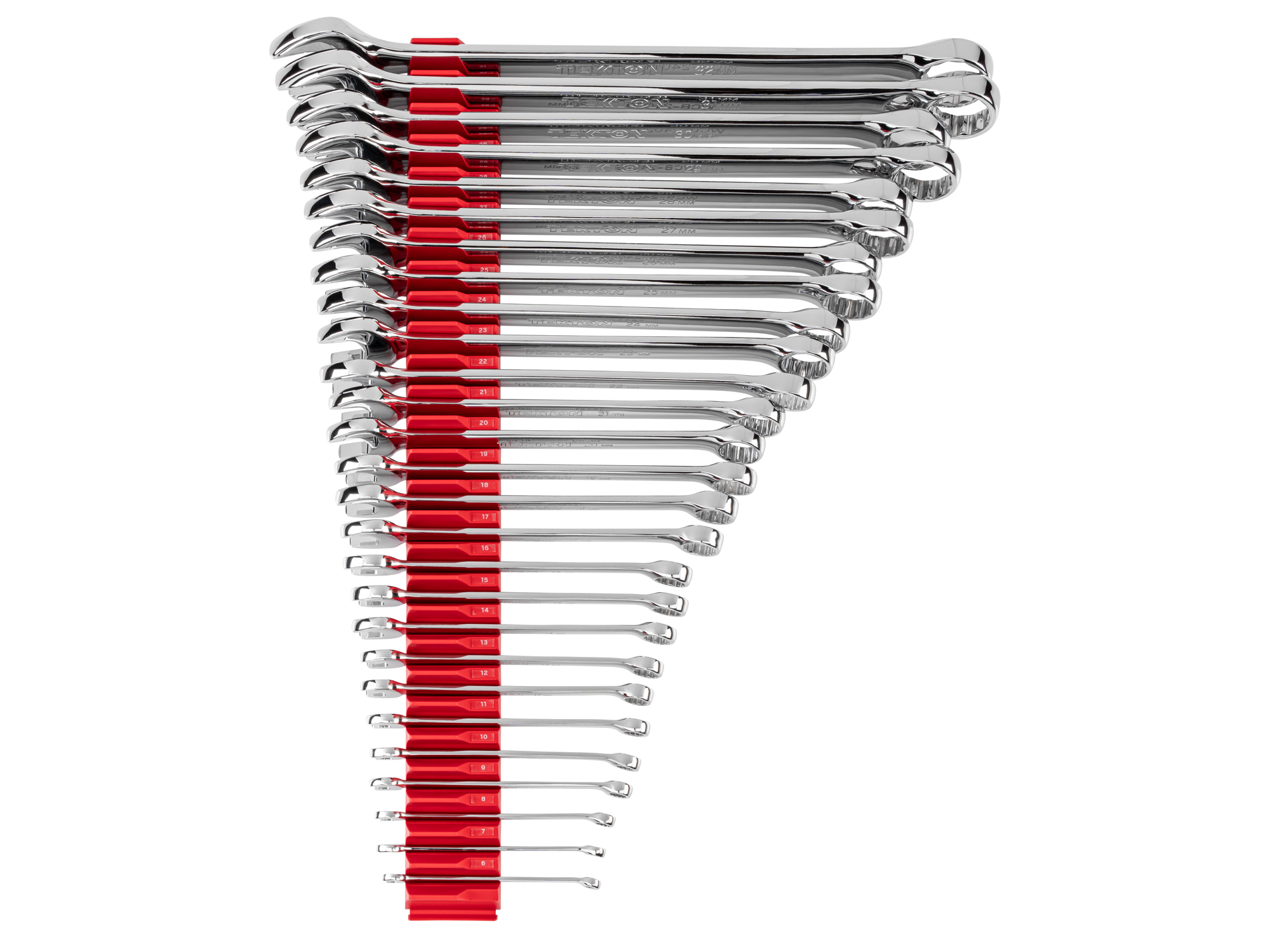 27-Piece Metric Wrench Set with Wrench Organizer | TEKTON