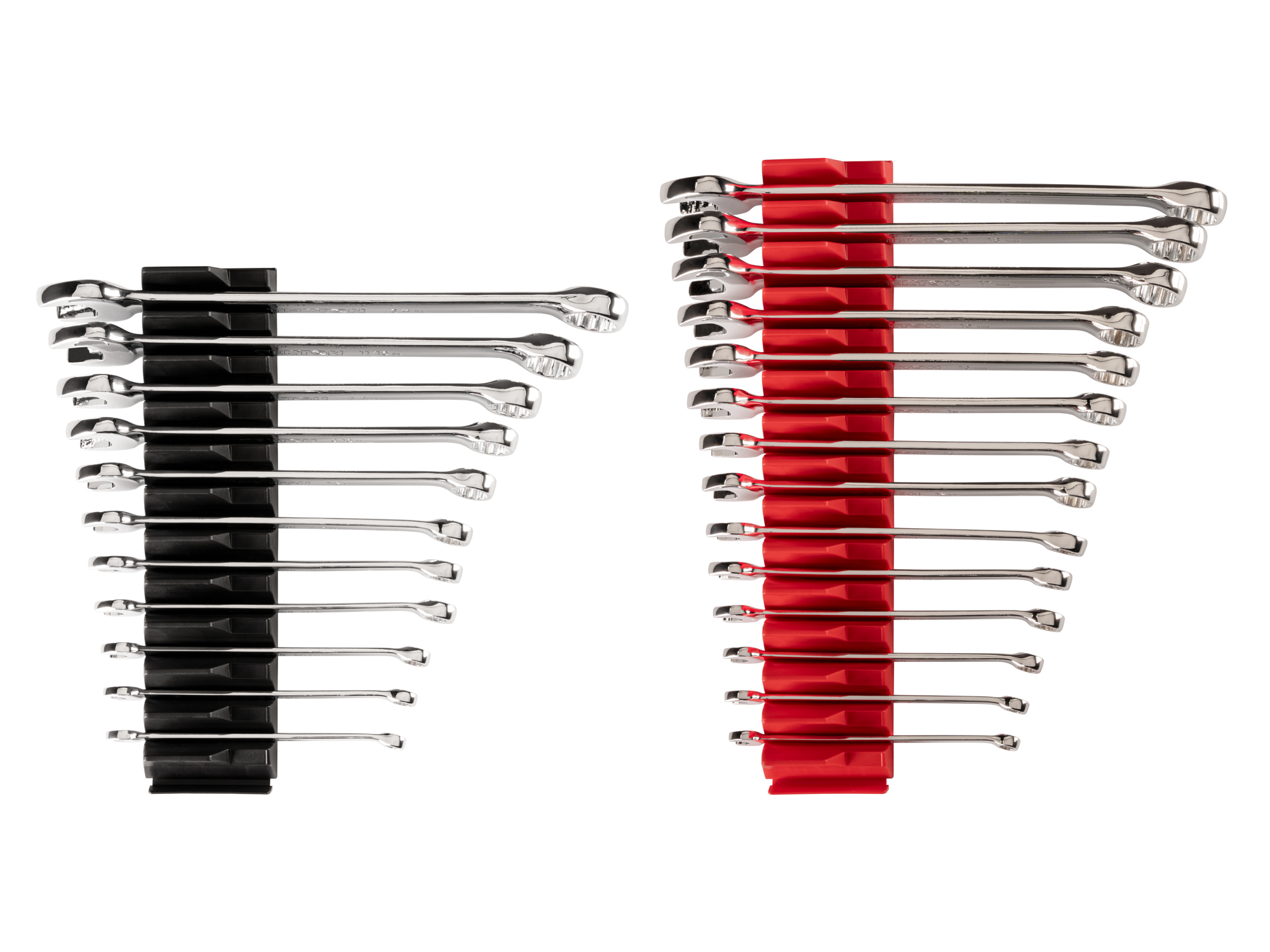 TEKTON Combination Wrench Set with Modular Organizers, 25-Piece (1/4-3/4 in., 6-19 mm)