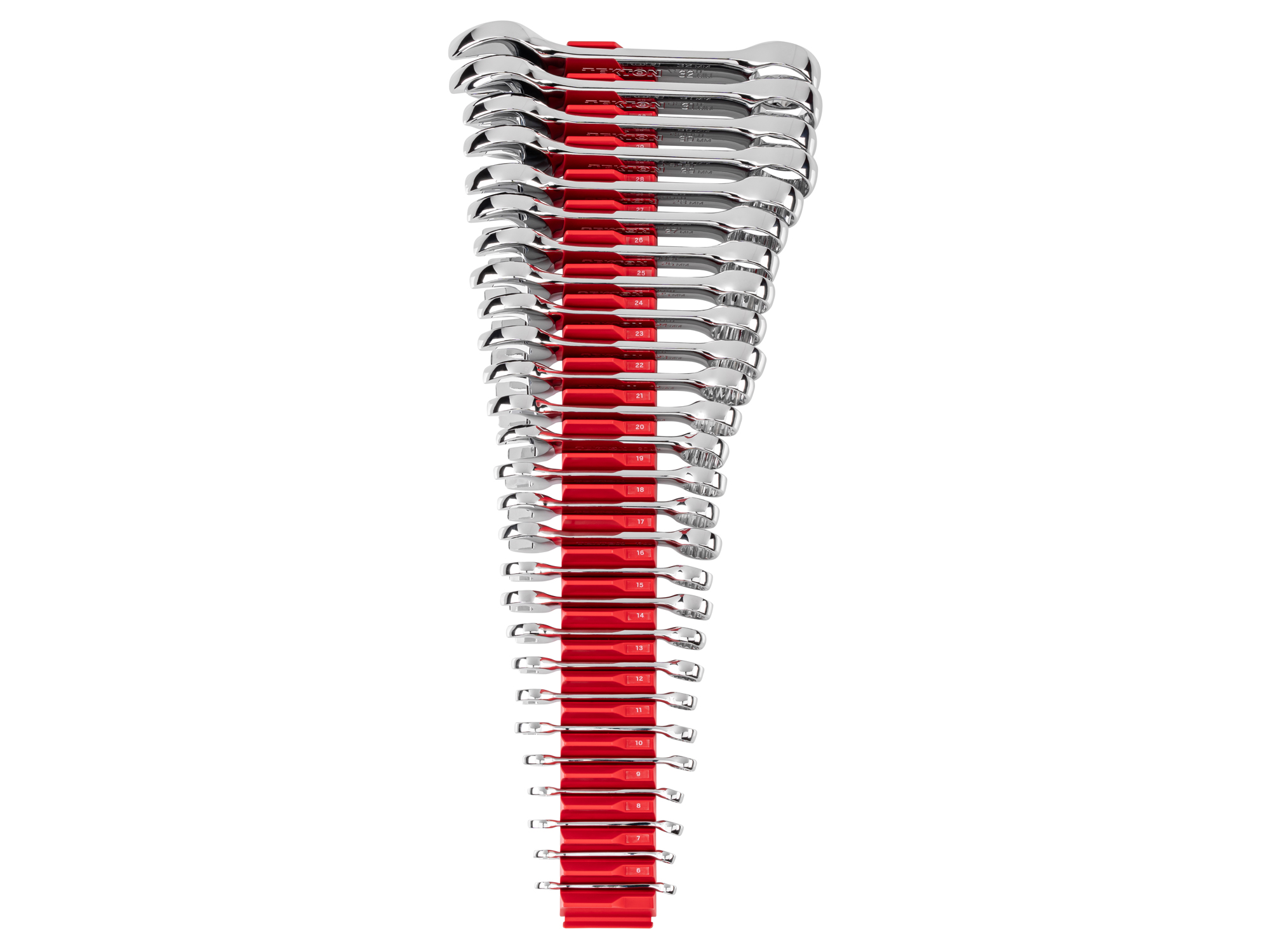 Stubby Combination Wrench Set with Organizers (6 - 32 mm) | TEKTON