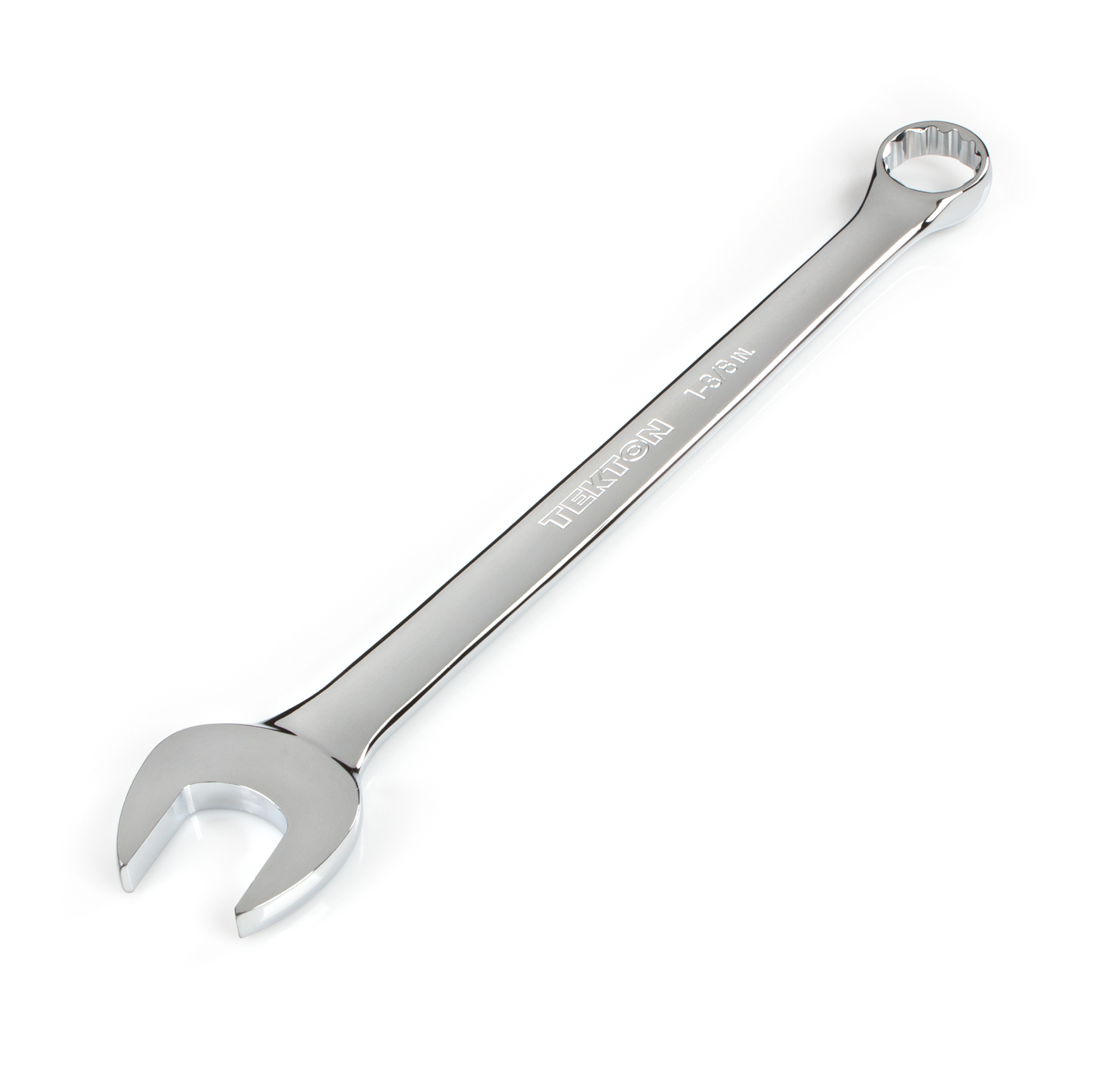 Jumbo 1-3/8 inch (SAE) Combination Wrench with a 12-point box offset to 15-degrees.