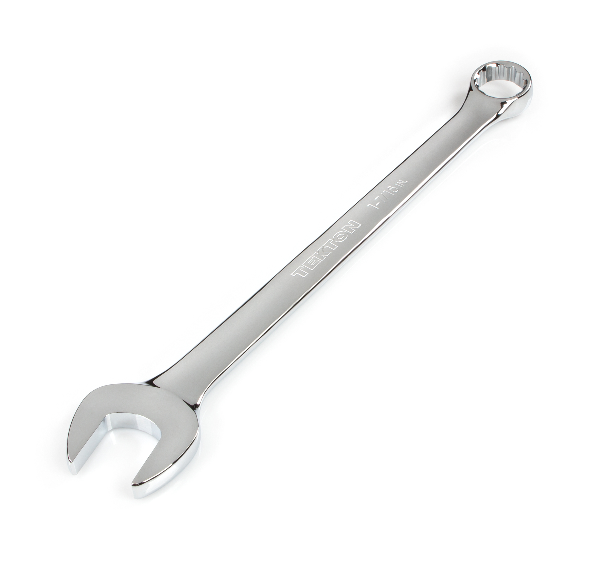 Jumbo 1-7/16 inch (SAE) Combination Wrench with a 12-point box offset to 15-degrees.