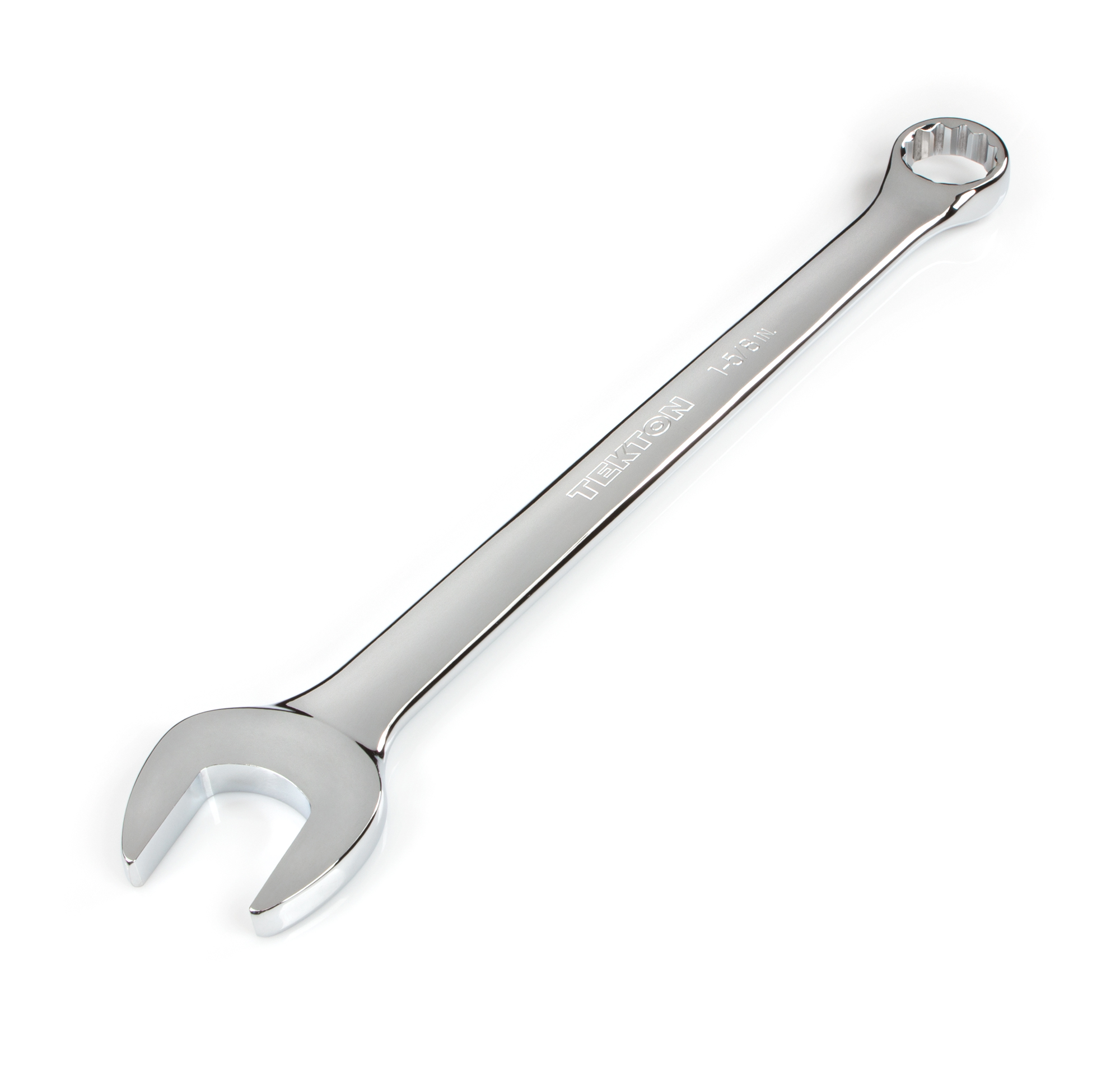 Jumbo 1-5/8 inch (SAE) Combination Wrench with a 12-point box offset to 15-degrees.