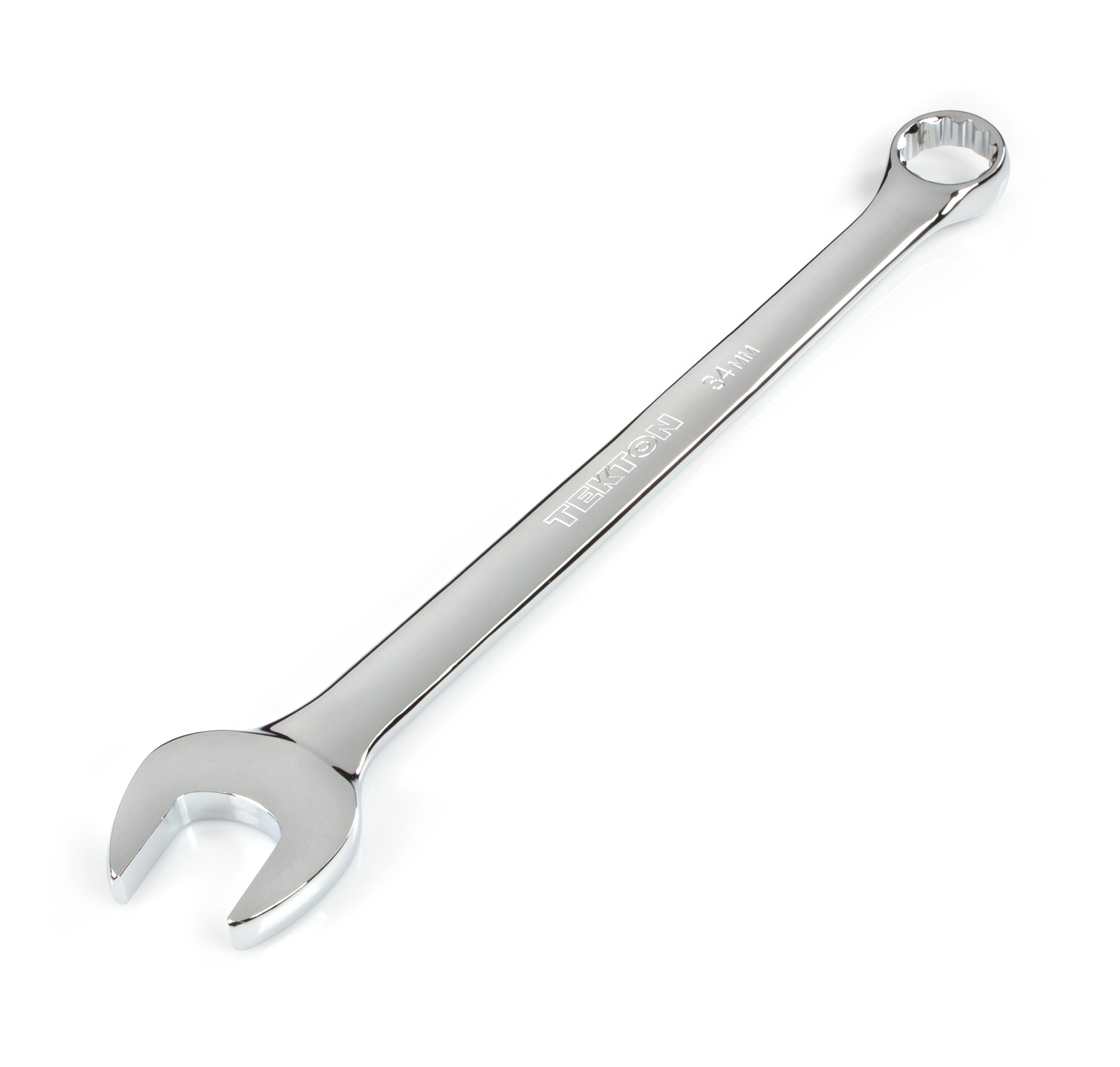 Jumbo 34 mm (Metric) Combination Wrench with a 12-point box offset to 15-degrees.