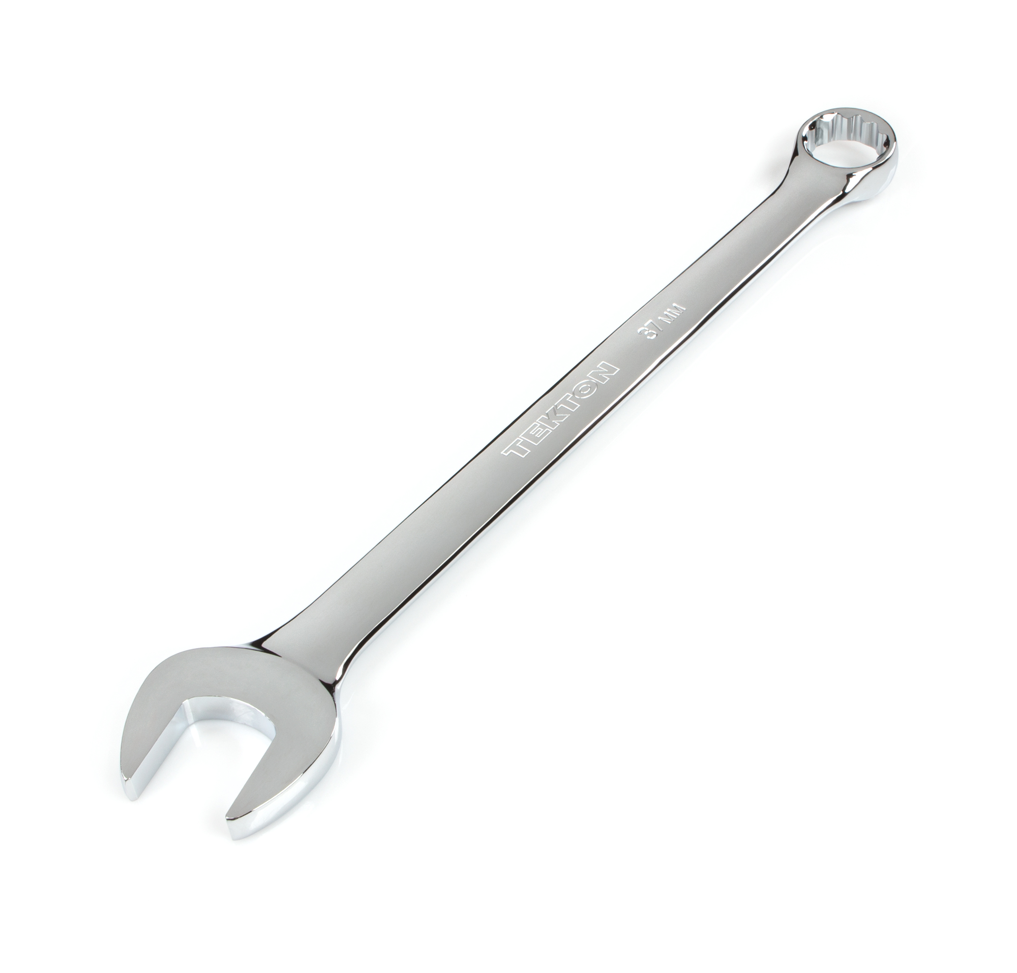 Jumbo 37 mm (Metric) Combination Wrench with a 12-point box offset to 15-degrees.