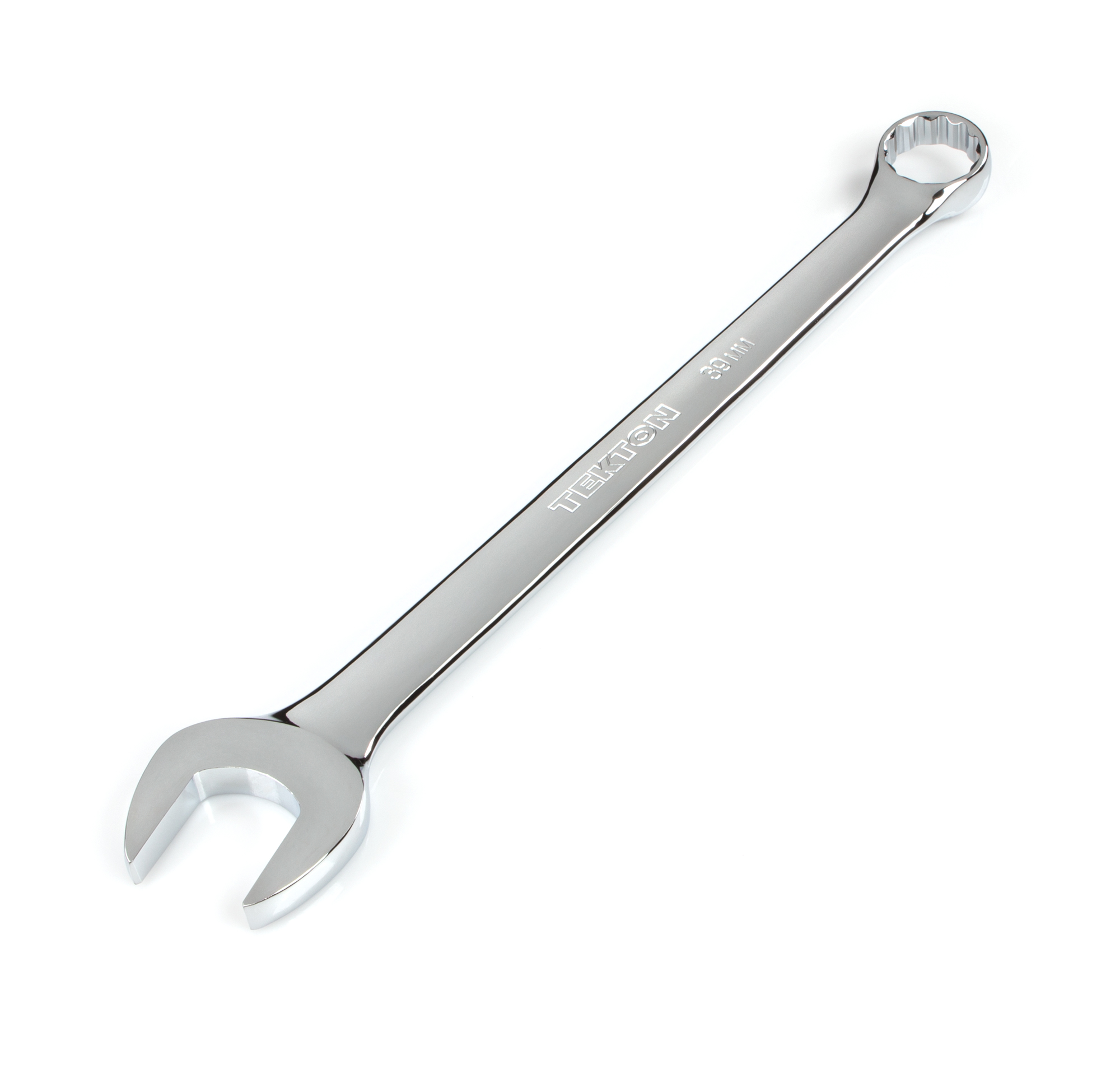 Jumbo 39 mm (Metric) Combination Wrench with a 12-point box offset to 15-degrees.