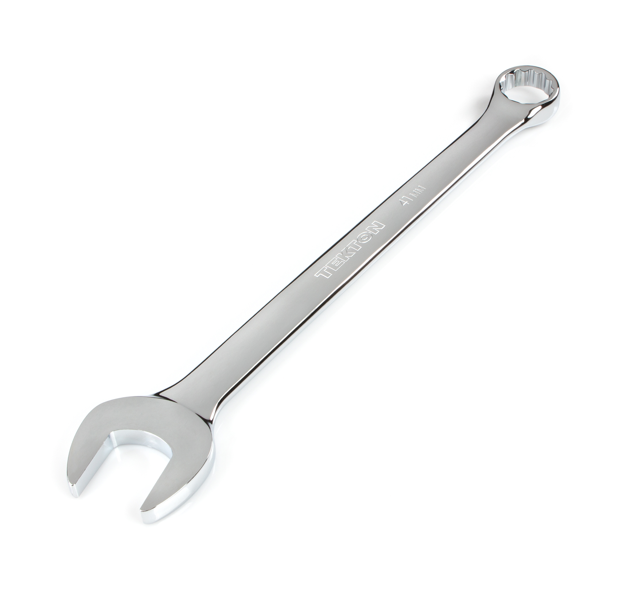 Jumbo 41 mm (Metric) Combination Wrench with a 12-point box offset to 15-degrees.