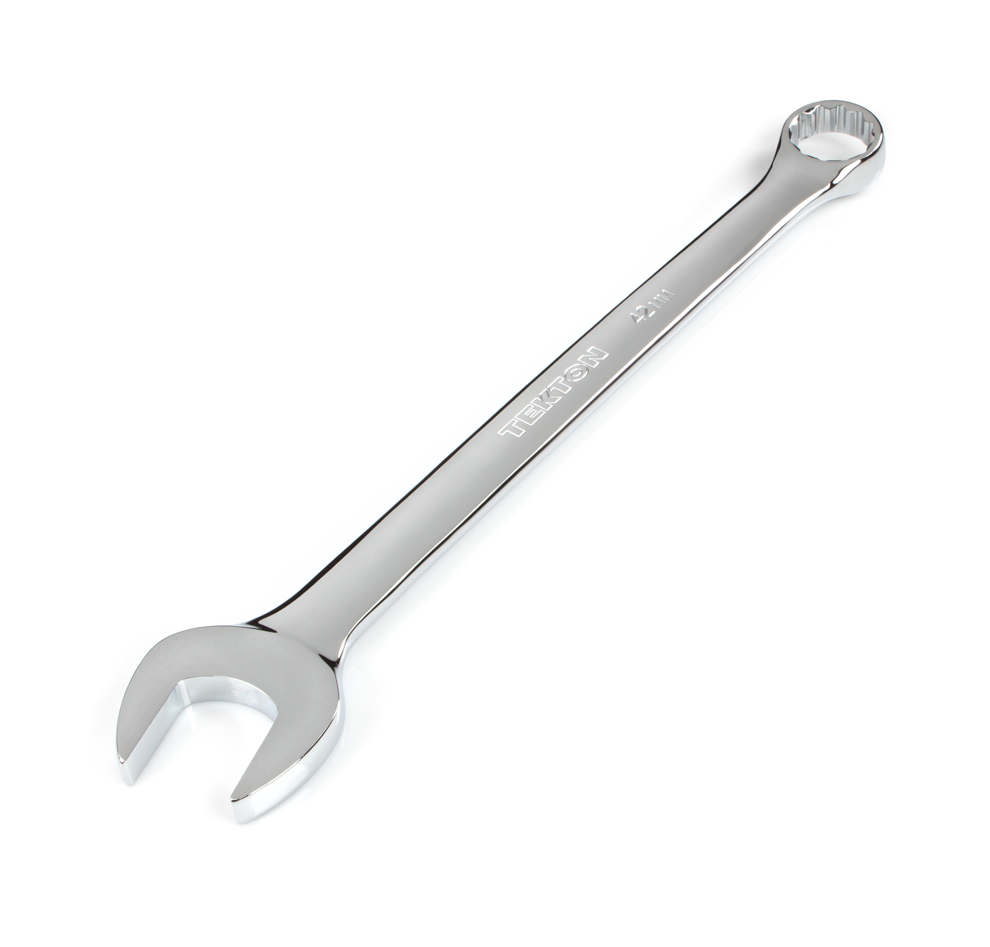 Jumbo 42 mm (Metric) Combination Wrench with a 12-point box offset to 15-degrees.