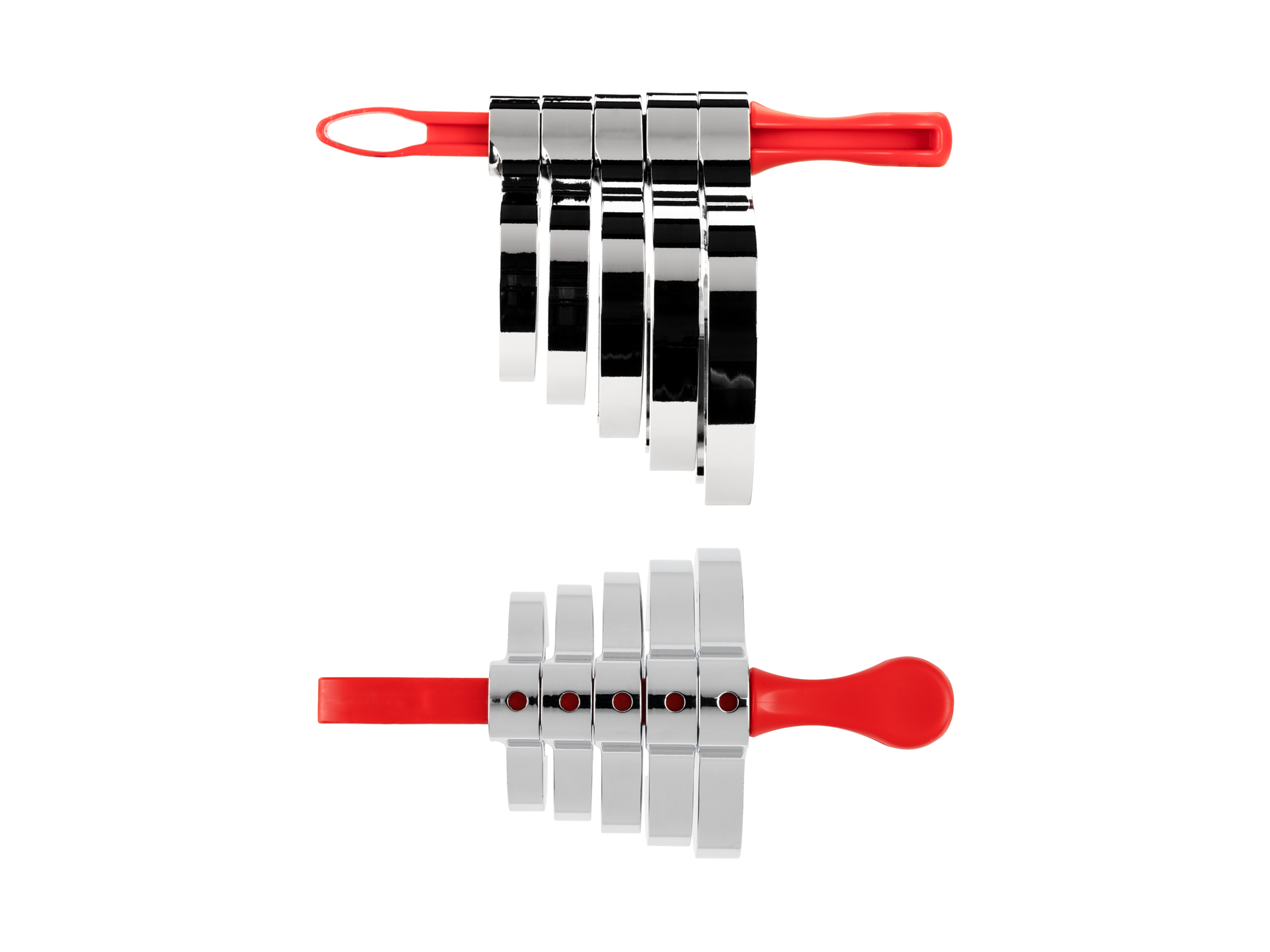 Side view of  Tekton key crowfoot wrench set. Item #WCF91505