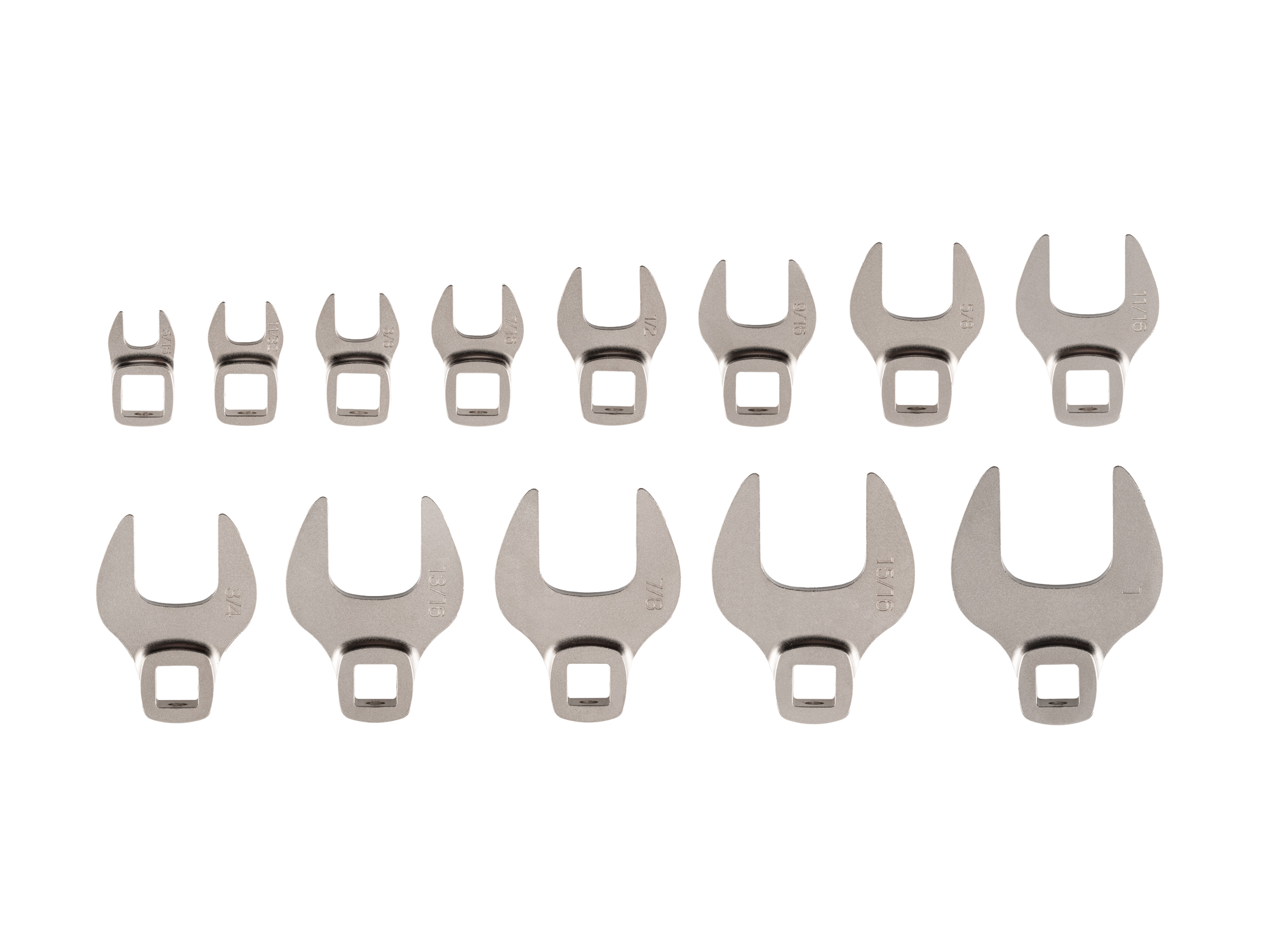 3/8 Inch Drive Crowfoot Wrench Set (13-Piece)