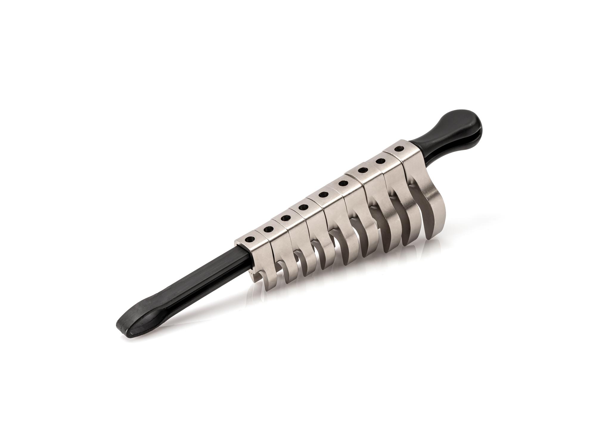 Front-right angle view of Tekton key crowfoot wrench set. Item #WCF94101