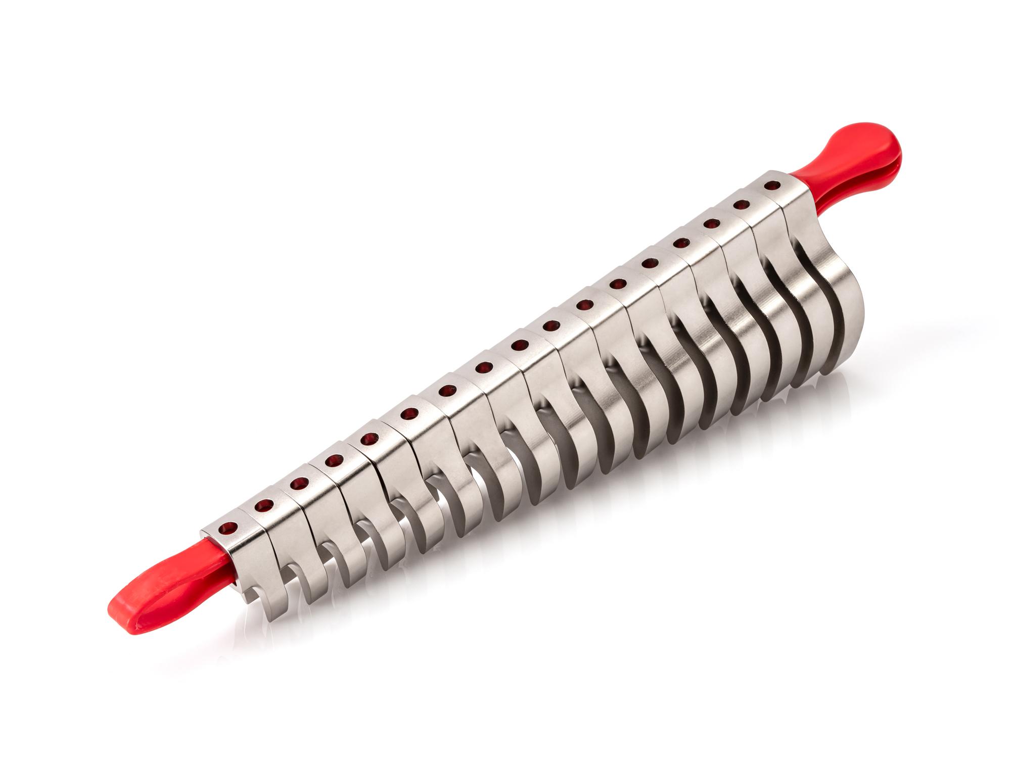 Front-right angle view of Tekton key crowfoot wrench set. Item #WCF94202