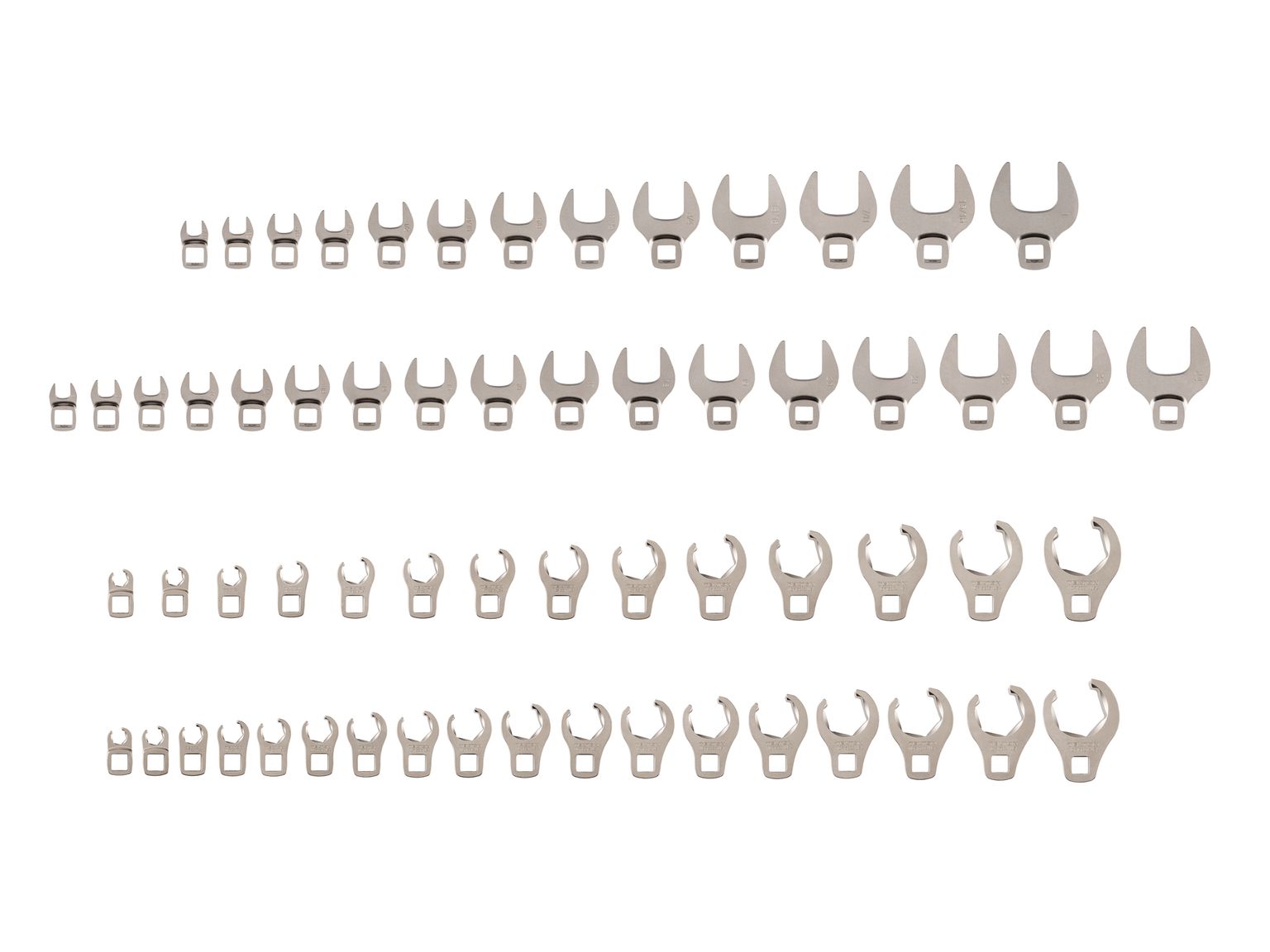 3/8 Inch Drive Crowfoot and Flare Nut Crowfoot Wrench Set (62-Piece)
