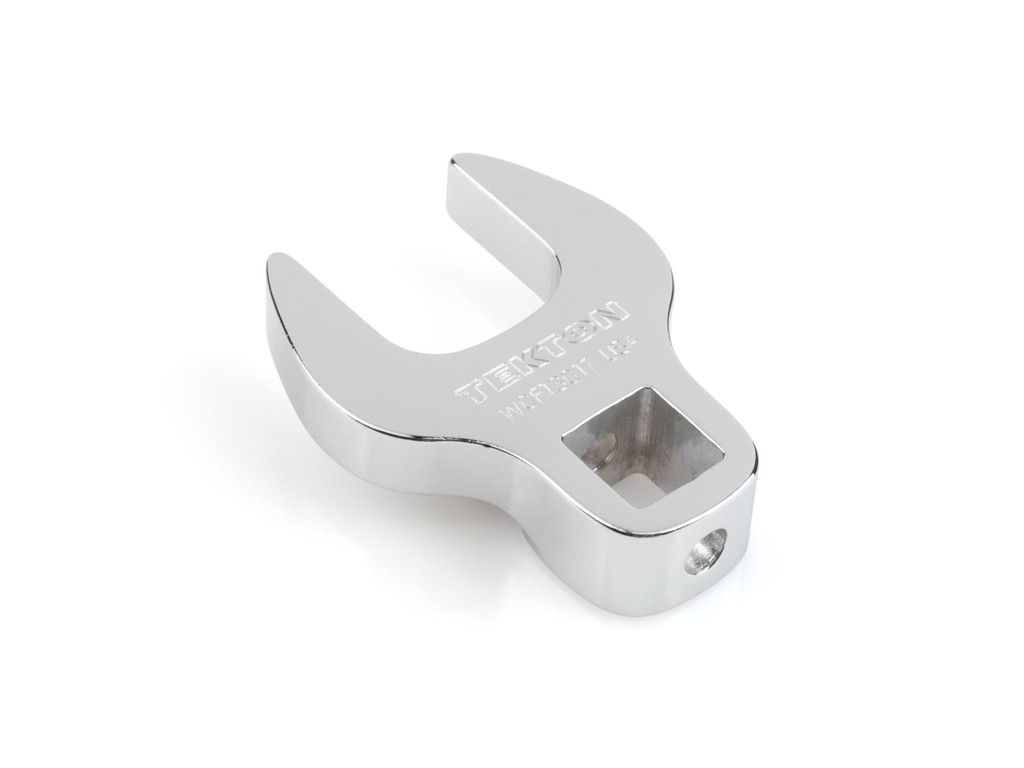 Back angle view of Tekton 11/16 inch crowfoot wrench set. Item #WCF13017